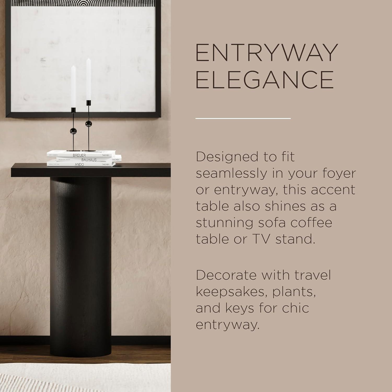 Maven Lane Maven Lane Lana Contemporary Wooden Console Table