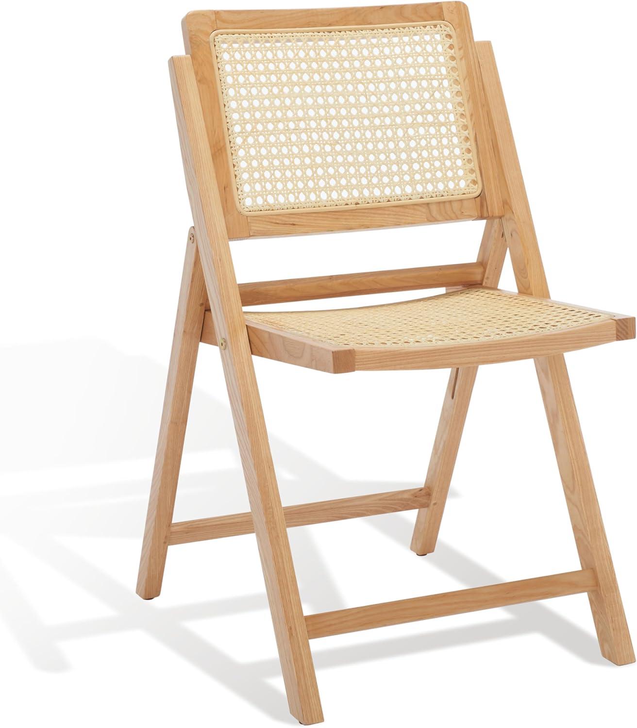 Dan Rattan Folding Dining Chair (Set of 2)
