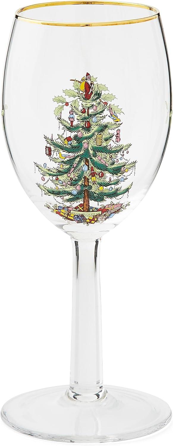 Spode Christmas Tree Wine Glasses (Set of 4)