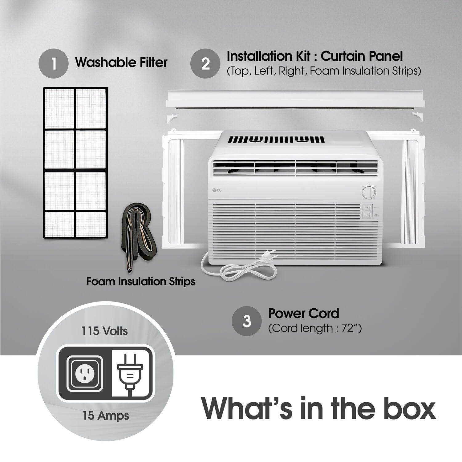 LG 5,000 BTU Window Air Conditioner