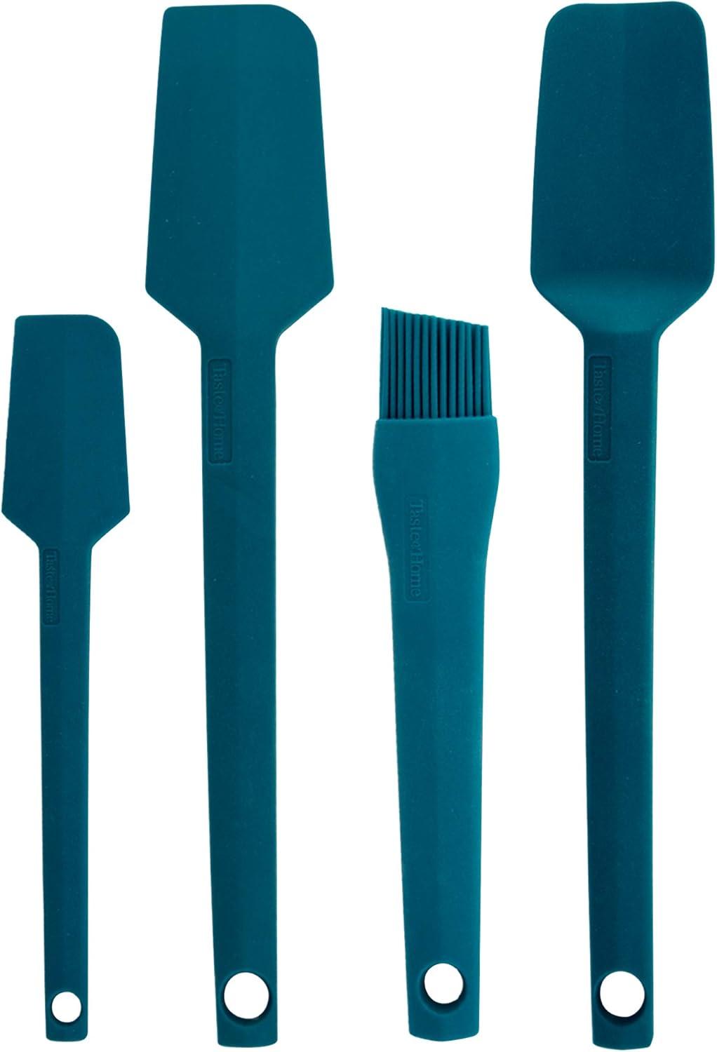 Sea Green and Ash Gray 9-Piece Nylon Kitchen Utensil Set