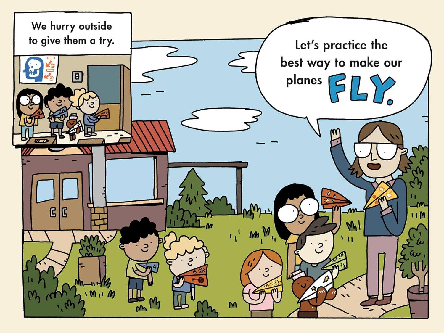The Gingerbread Man: Paper Airplanes on the Loose: A Graphic Novel - (The Gingerbread Man Is Loose Graphic Novel) by  Laura Murray (Paperback)