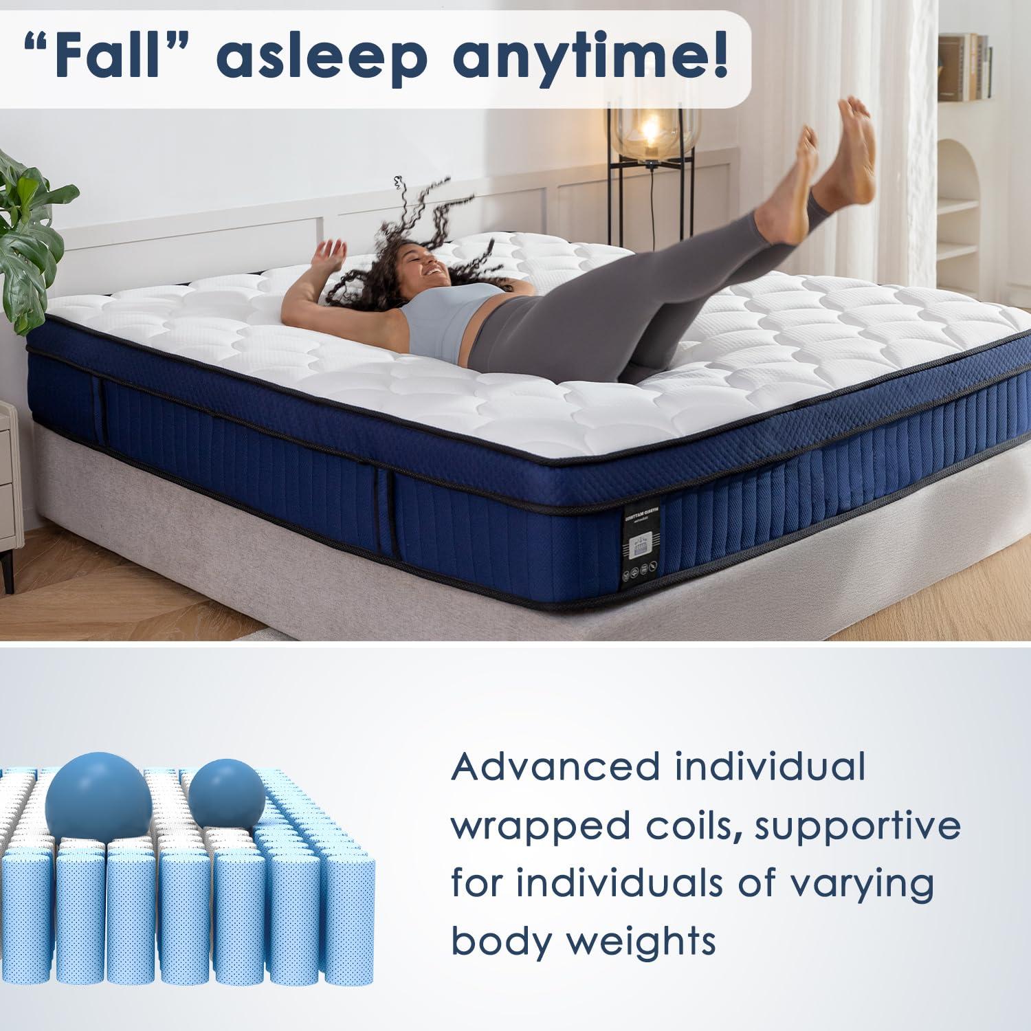 Alwyn Home 12'' Medium Gel Memory Foam Hybrid Mattress in a Box, OEKO-TEX® Certified