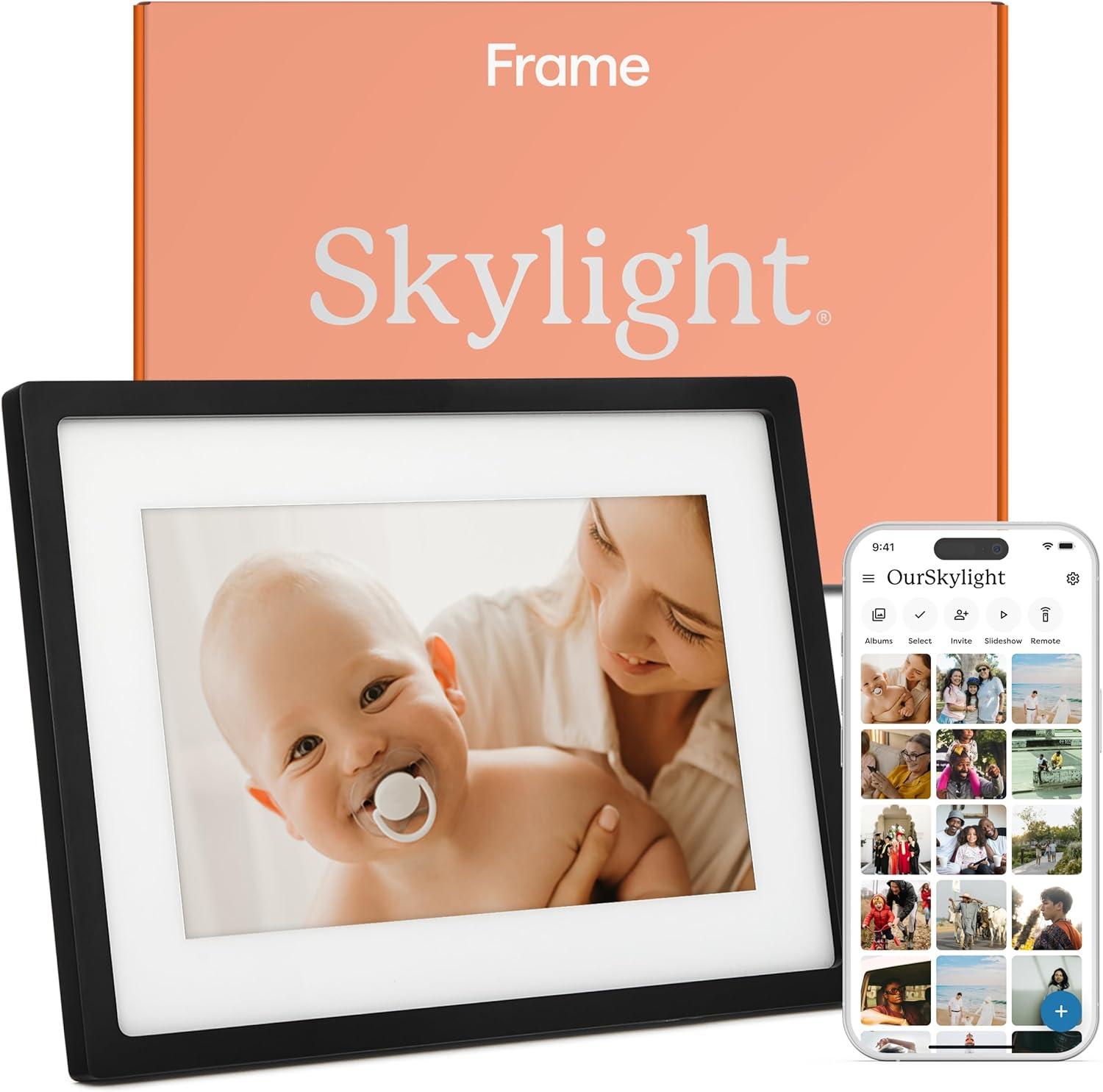 Skylight Frame: 10-inch Wifi Digital Picture Frame, Email Photos from Anywhere, Touch Screen Display