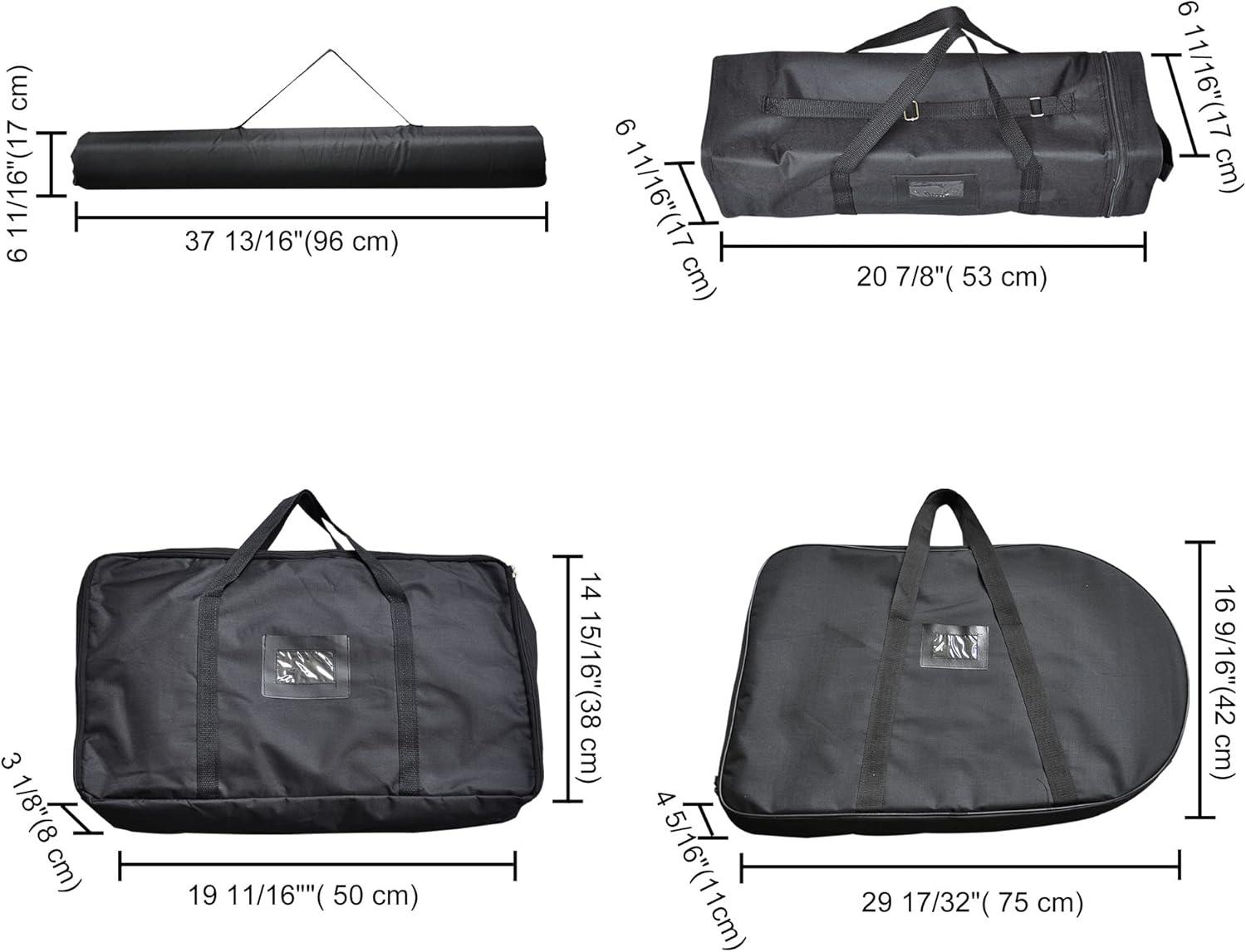 Yescom Portable Pop Up Podium Counter Table Stand Promotion Retail Trade Show Display