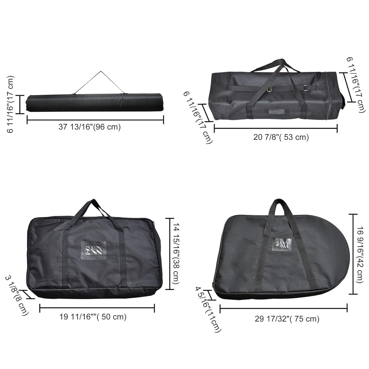 Yescom Portable Pop Up Podium Counter Table Stand Promotion Retail Trade Show Display