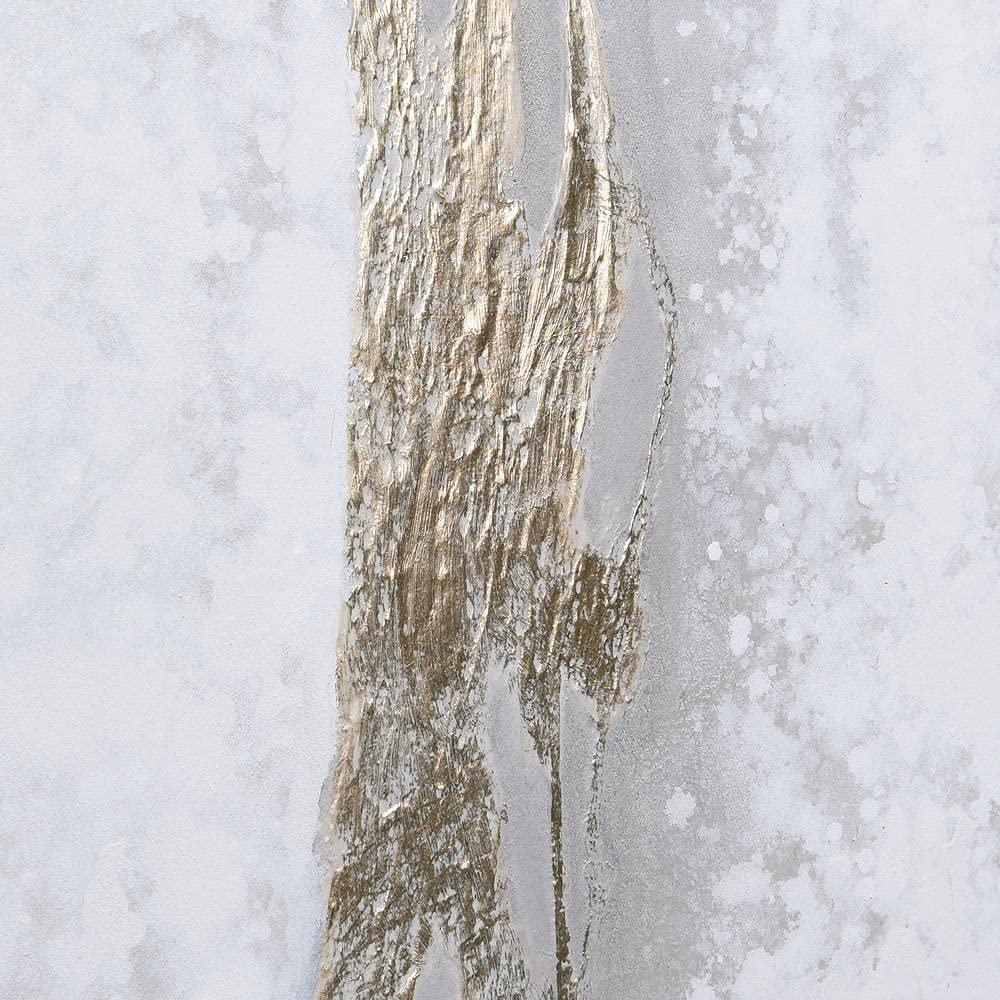 Empire Art Direct Golden Winter Textured Metallic Hand Painted Wall Art by Martin Edwards