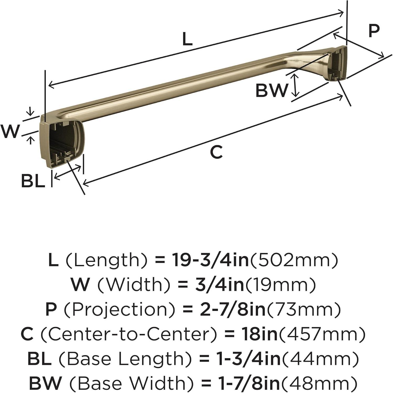 Amerock Revitalize Wall Mounted Towel Bar