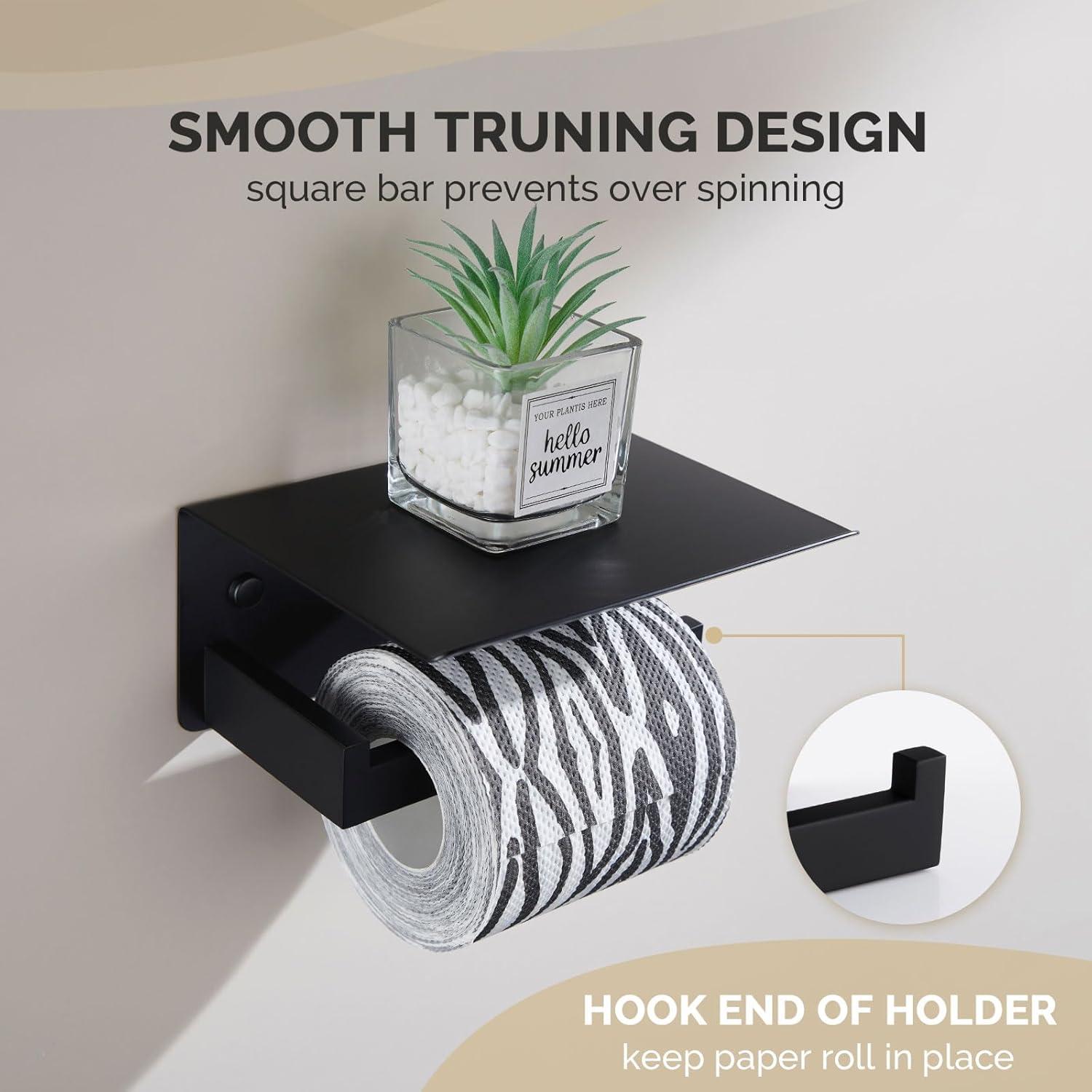 Wall Mounted Toilet Paper Holder