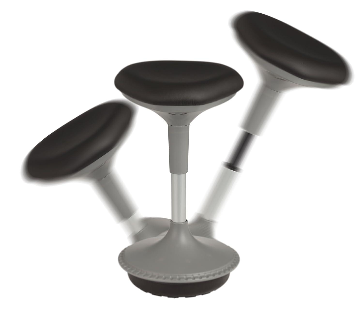 ErgoFlex Gray Adjustable Height Active Learning Stool