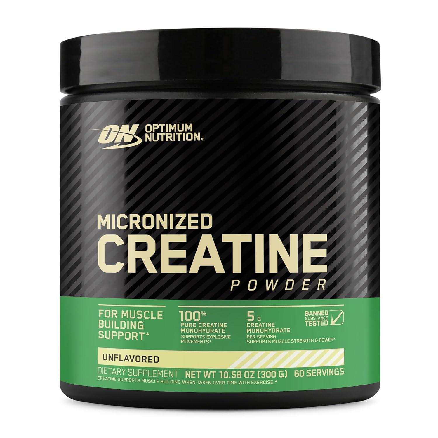 Optimum Nutrition Creatine Sports Nutrition Supplement Powder - 300g: Energy, Dieting, Powder Form