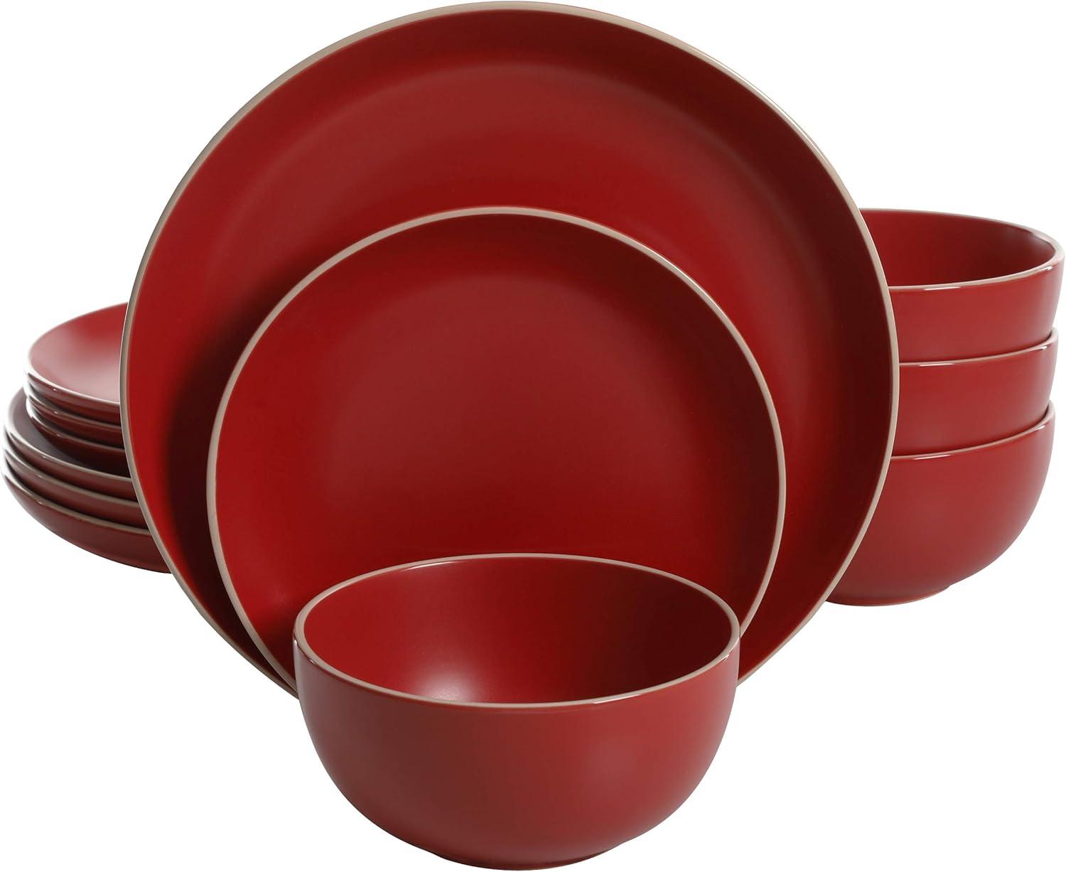 Rockaway 12 Piece Dinnerware Set