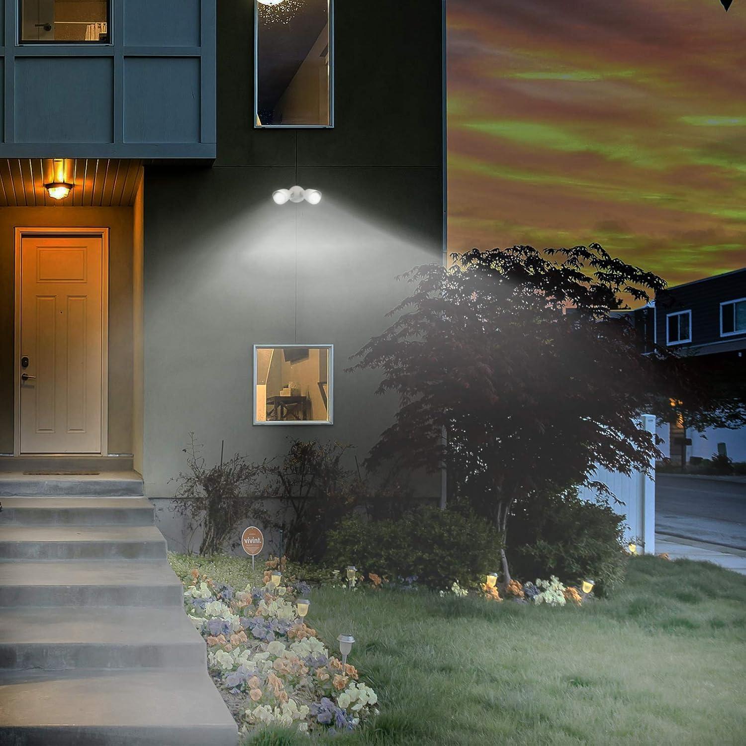Nuvo 2 - Head LED Hardwired Outdoor Security Flood Light