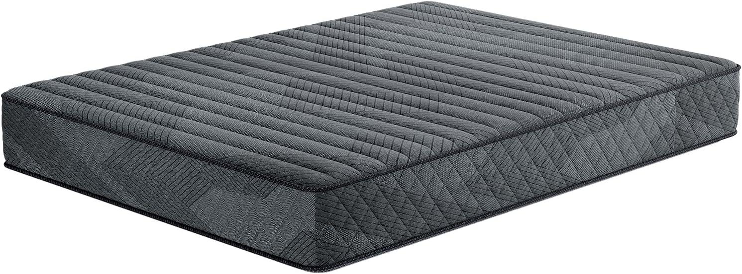 Queen 10-Inch Gray Hybrid Innerspring Mattress