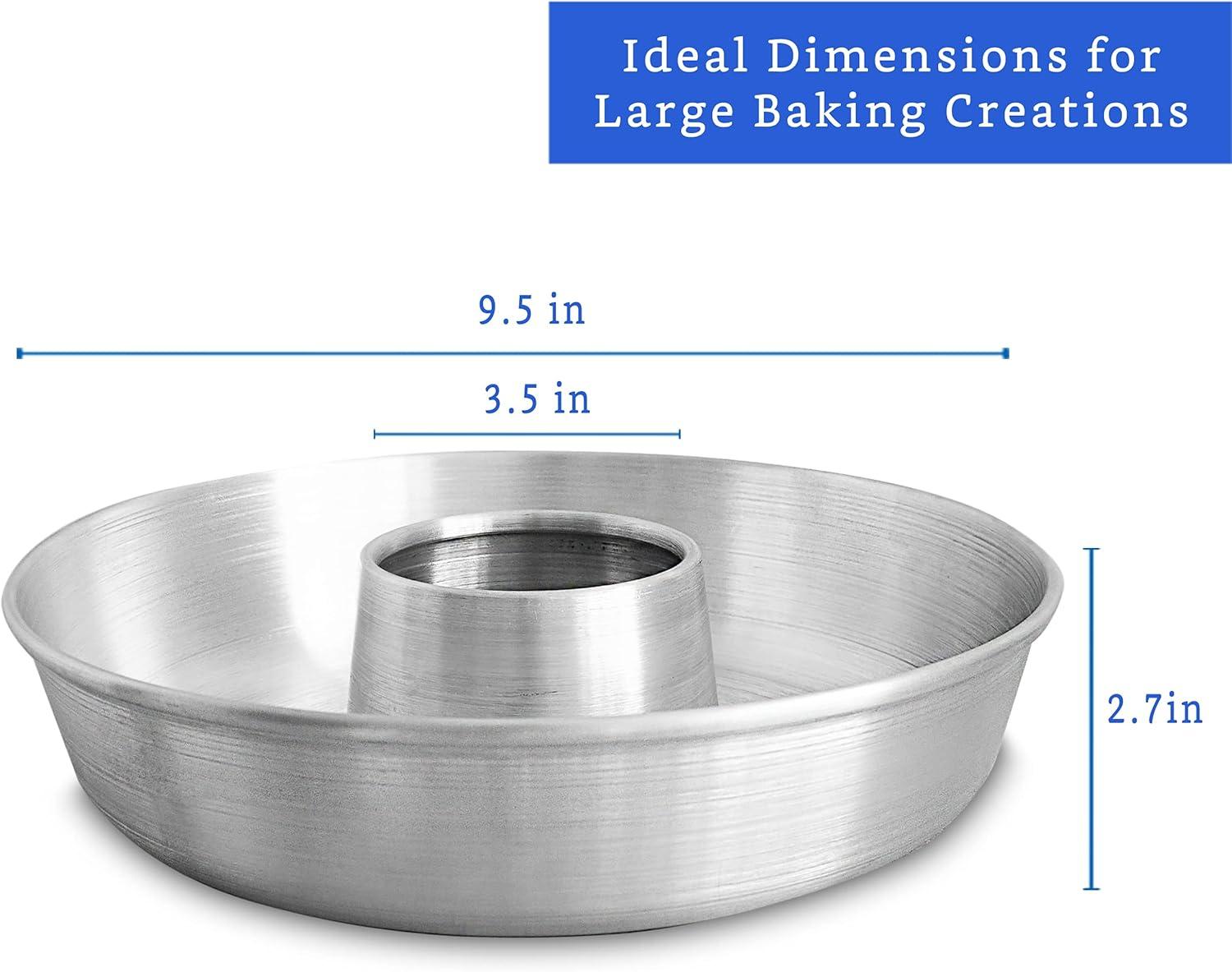 9.5" Aluminum Bundt Cake Pan for Baking