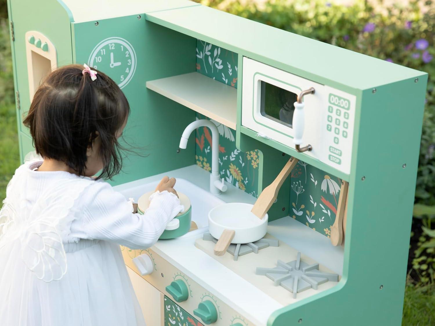 Classic Toy Classic World Vintage Wood Kitchen