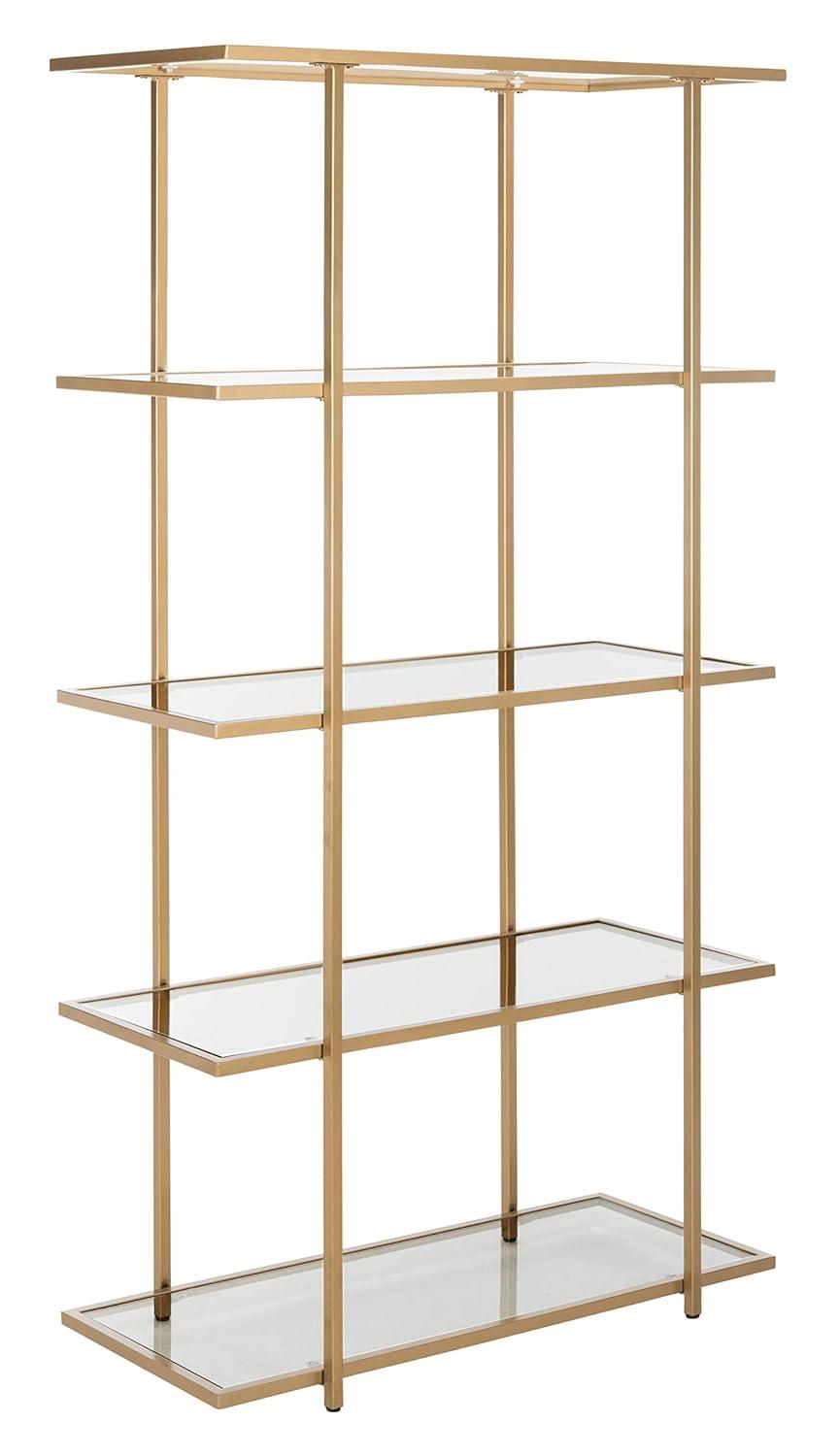 Francis 5 Tier Etagere - ETG6202 - Gold/Clear - Safavieh