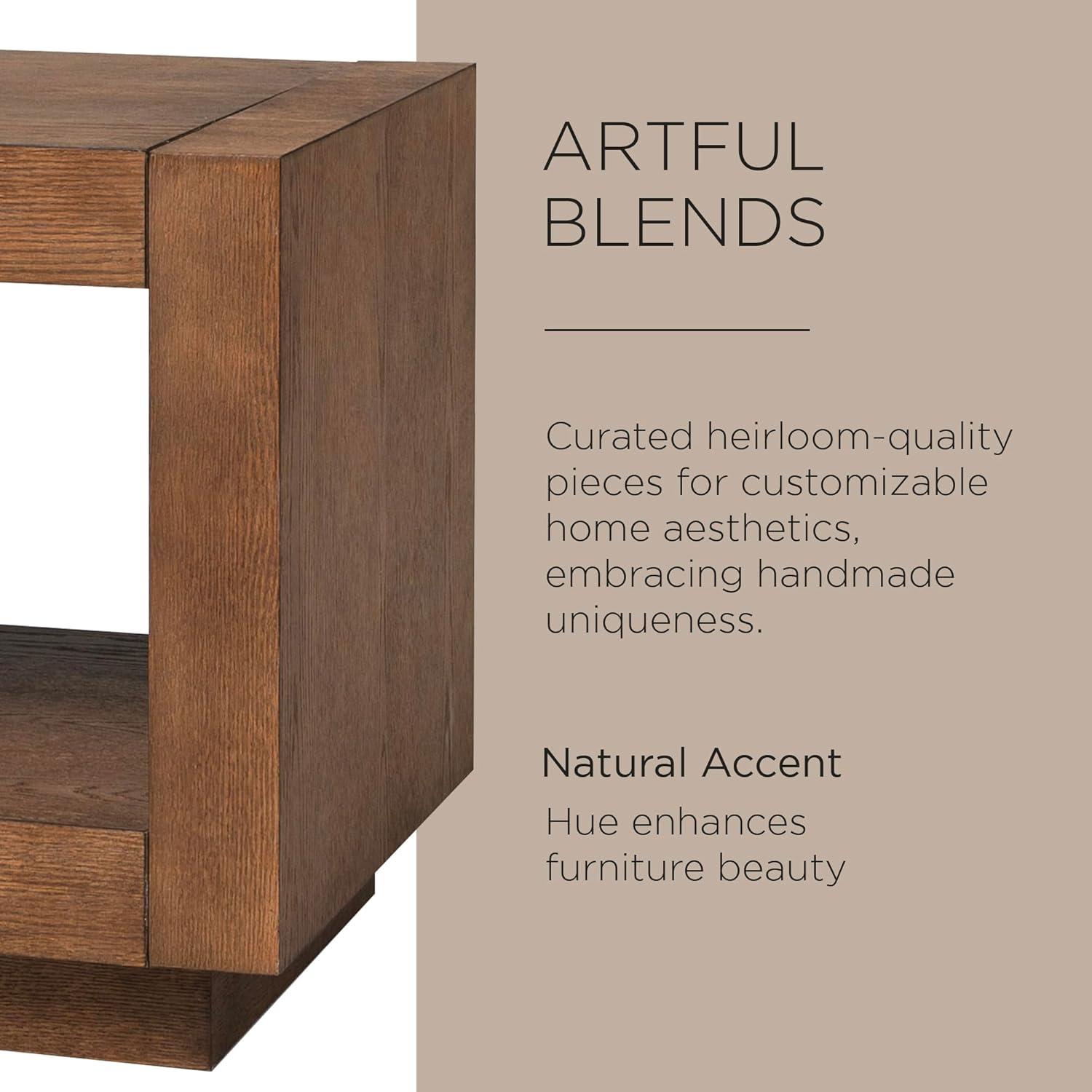 Maven Lane Artemis Contemporary Wooden Side Table