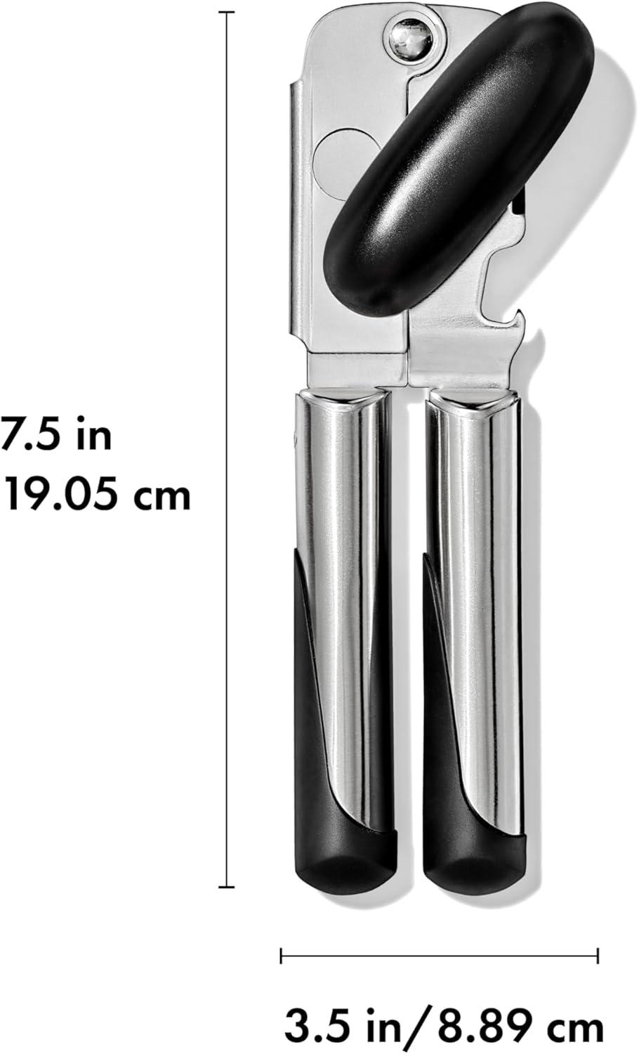 Stainless Steel Ergonomic Handle Manual Can Opener