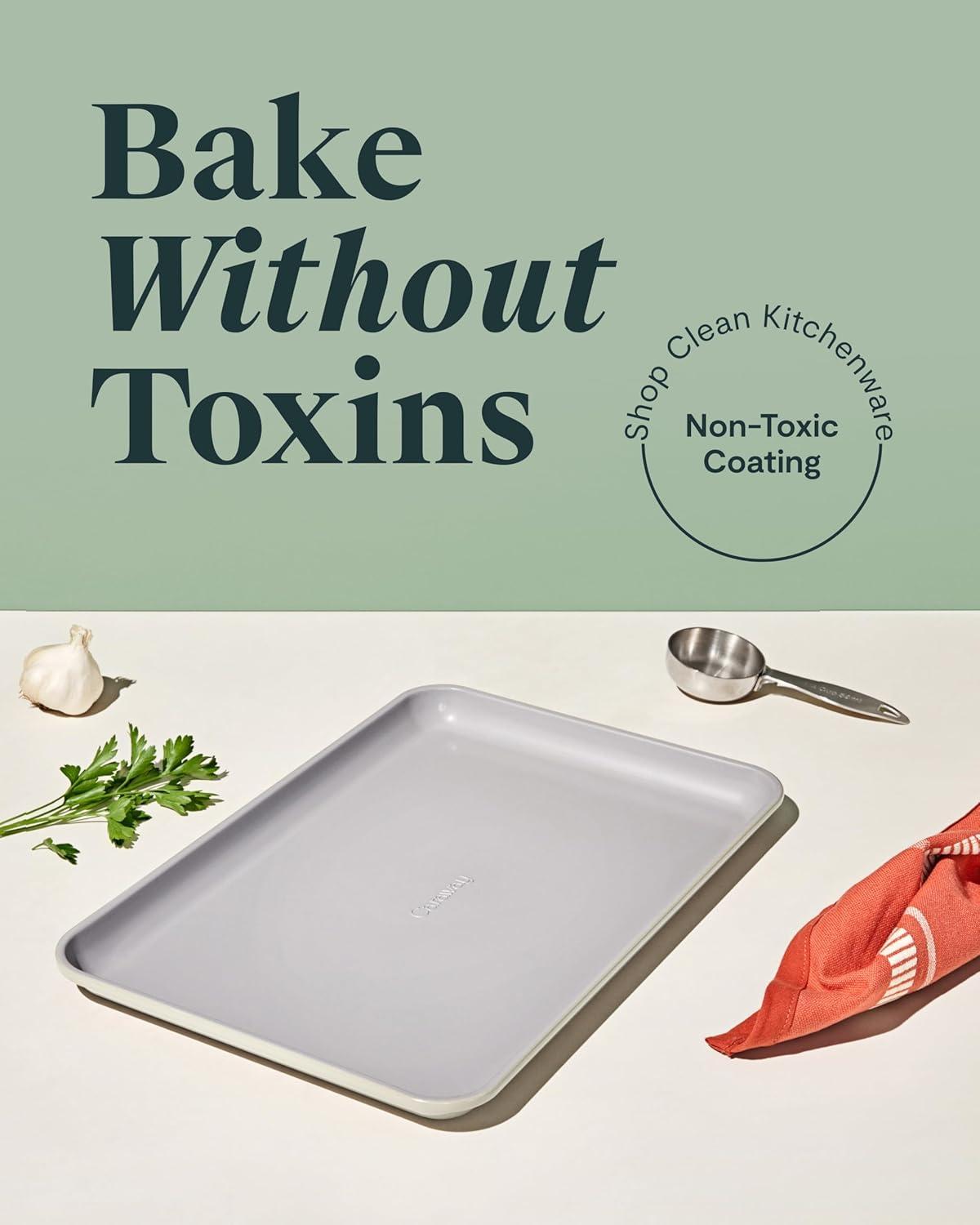 Caraway Non-Stick Ceramic Medium Baking Sheet Cream