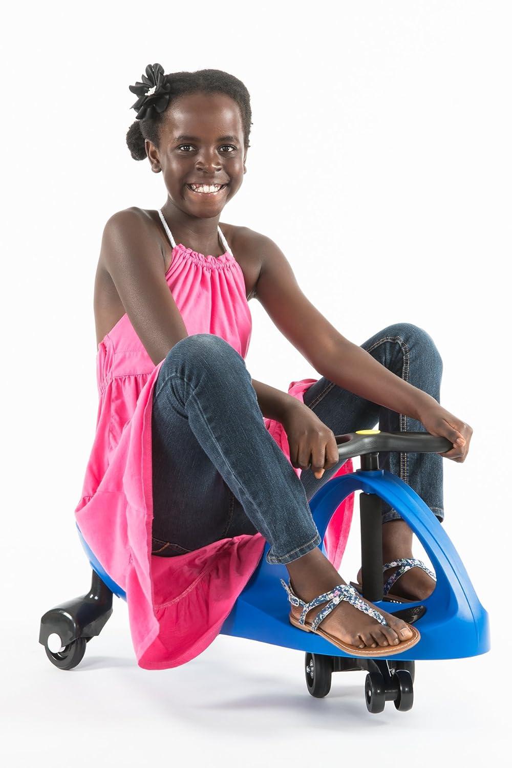 Blue and Red ABS Plastic Kid-Powered Ride-On Toy