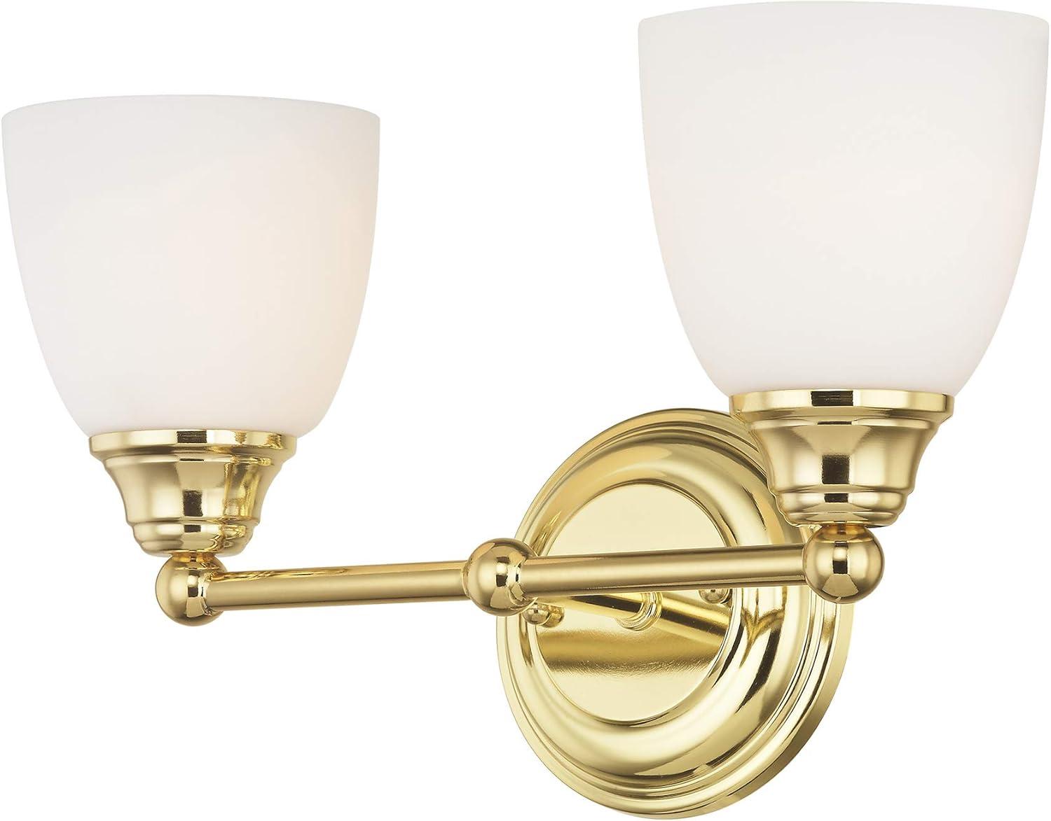 Livex Lighting Somerville 2 - Light Vanity in  Polished Brass