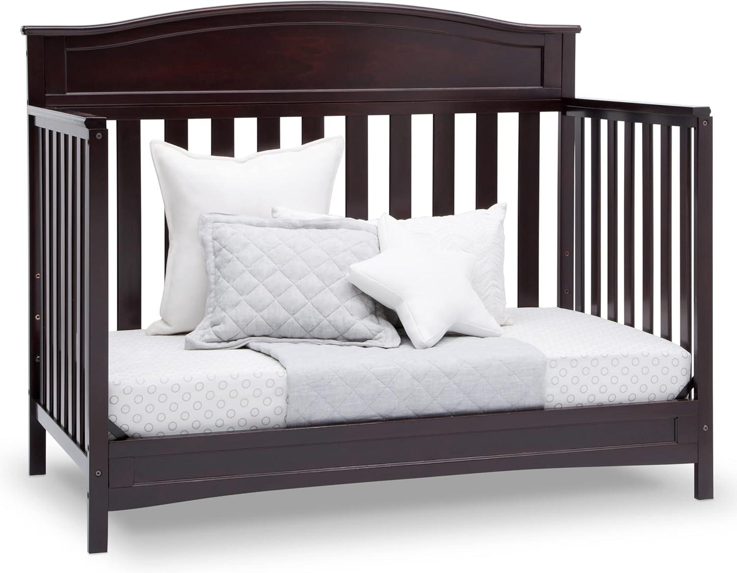 Delta Children Emery 4-in-1 Convertible Crib - Dark Chocolate