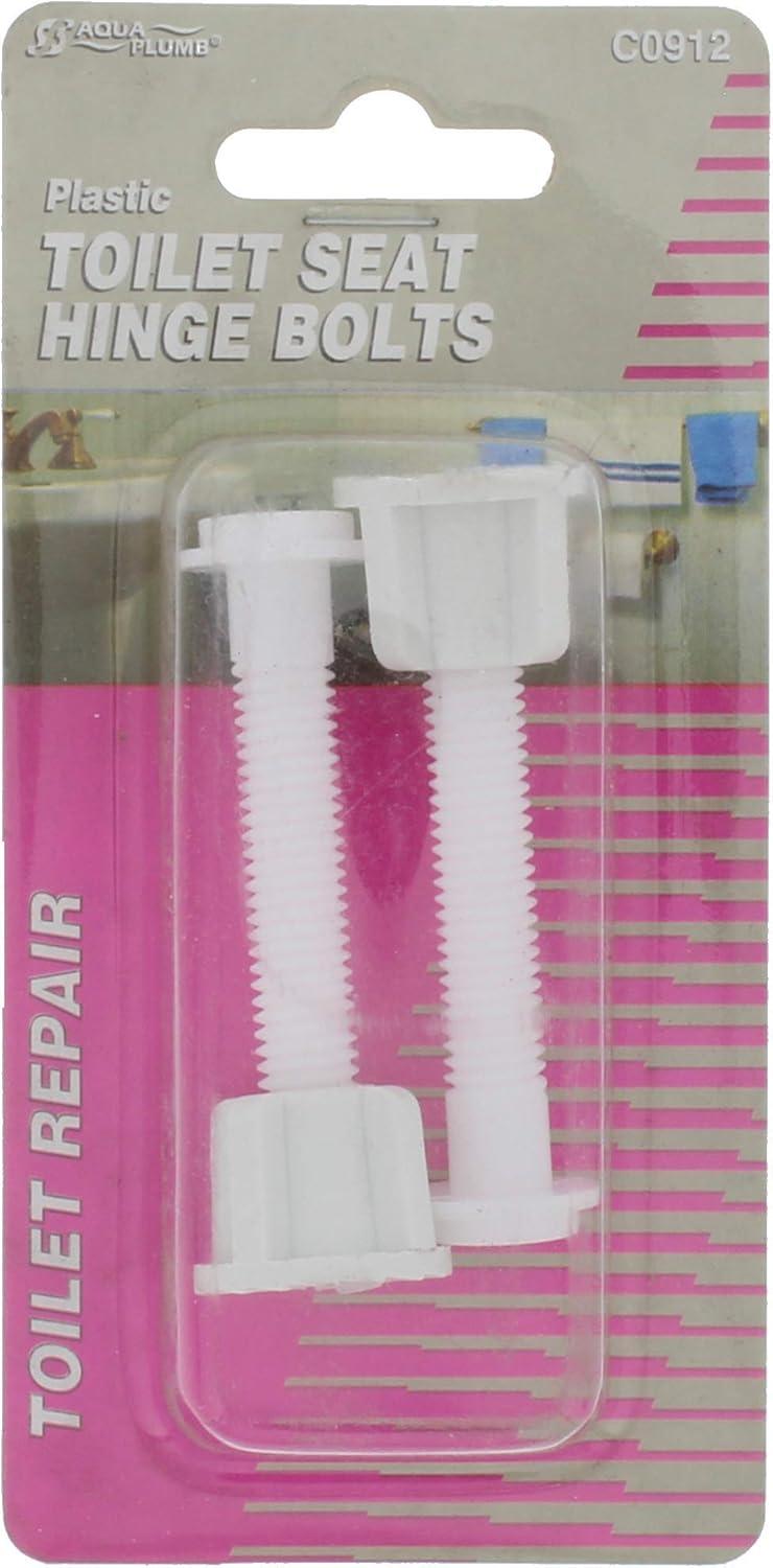 Aqua Plumb Aqua Plumb C0912 Toilet Seat Hinge Bolts - Carded Two Pack