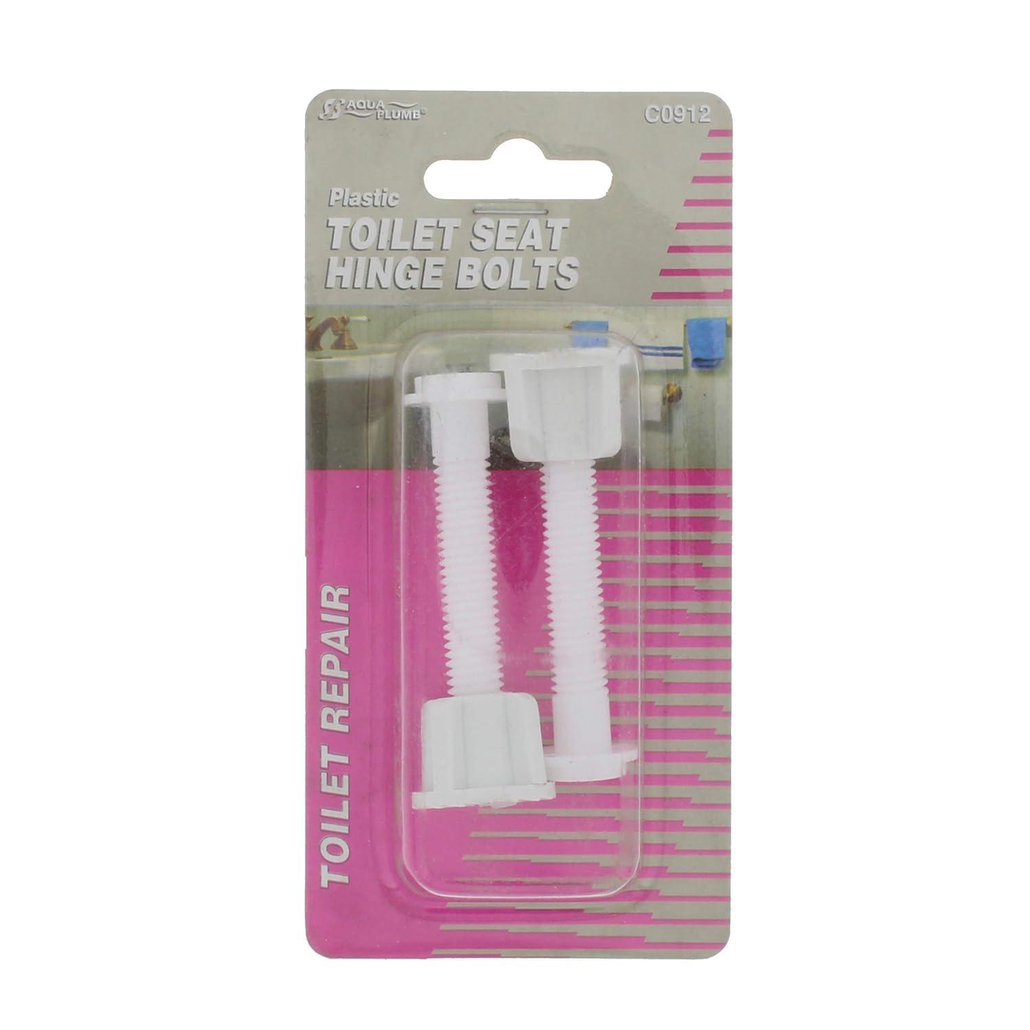 Aqua Plumb Aqua Plumb C0912 Toilet Seat Hinge Bolts - Carded Two Pack