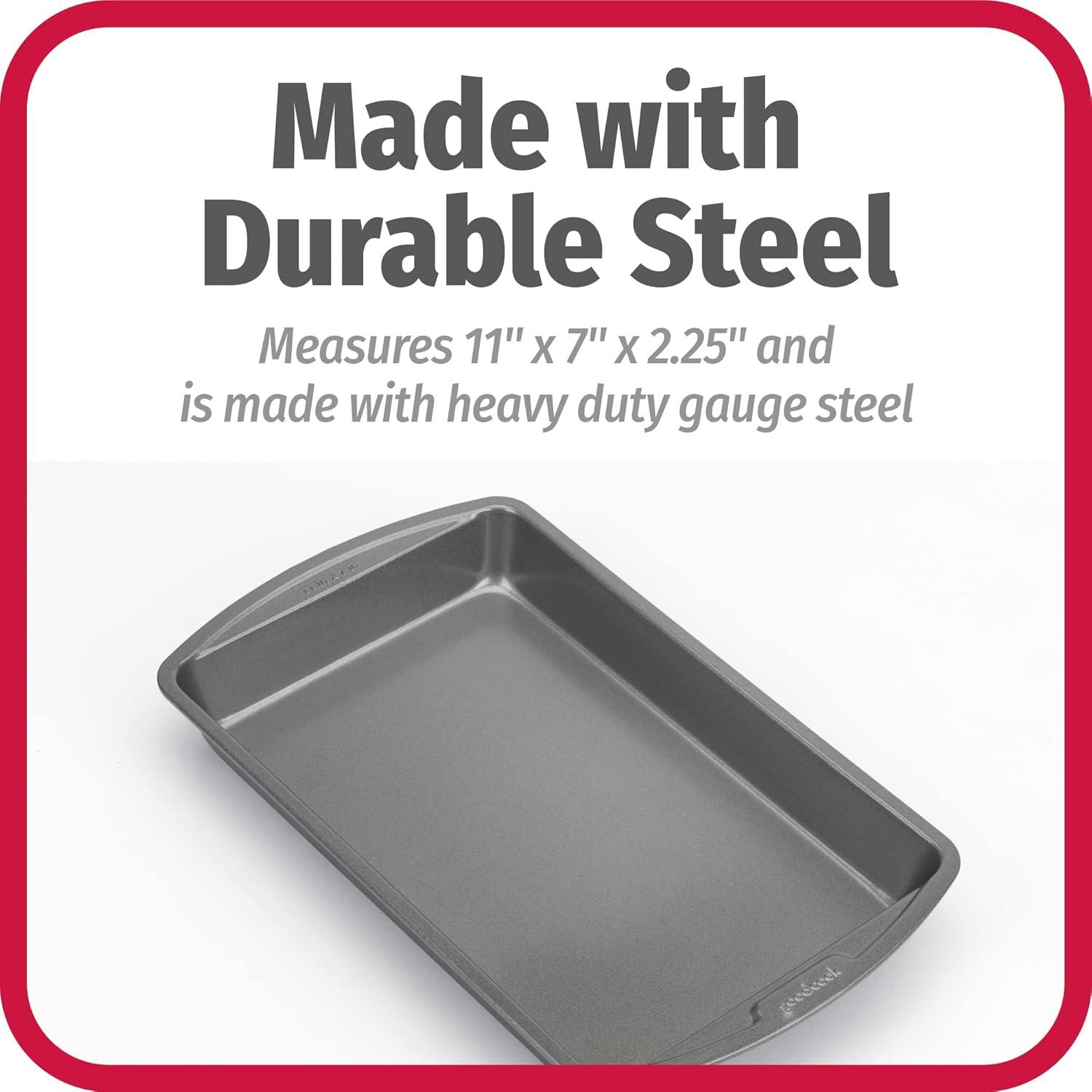 Goodcook 11" X 7" Steel Non-Stick Baking Pan