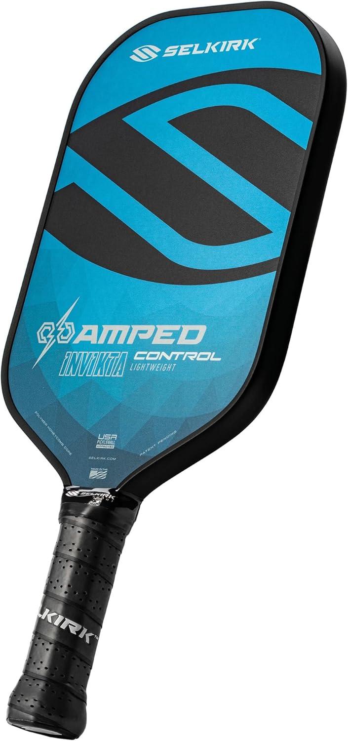 Selkirk Sport Amped Control Invikta Lightweight Pickleball Paddle - Blue