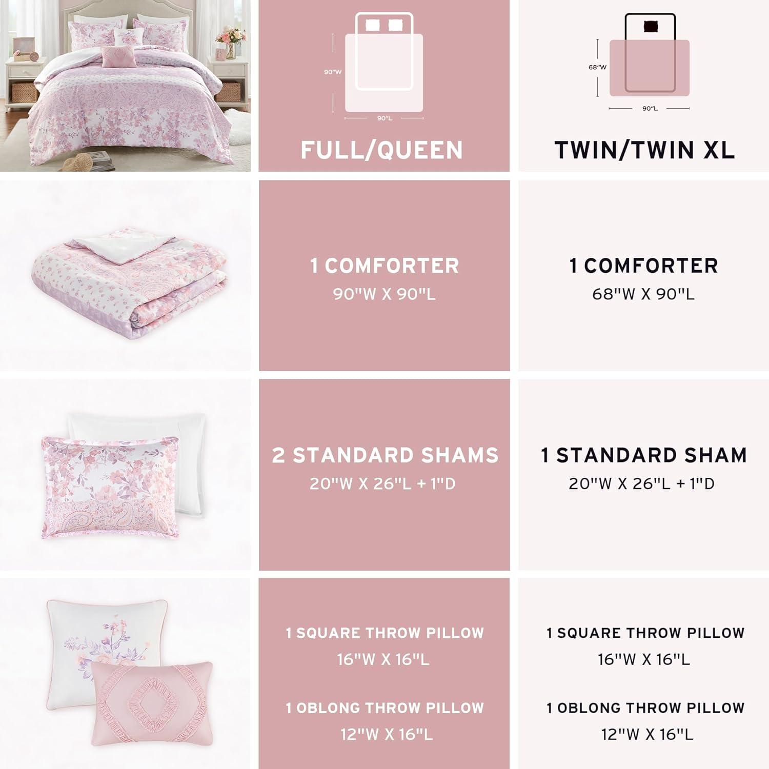 Intelligent Design Floral Paisley Comforter Set