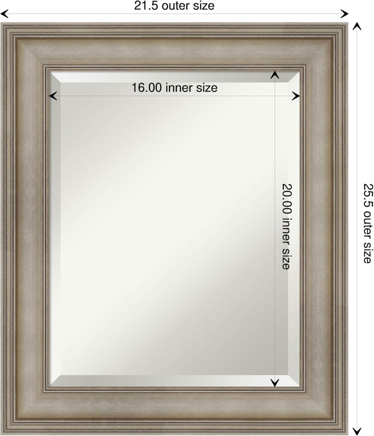 Amanti Art Flat Wall Mirror