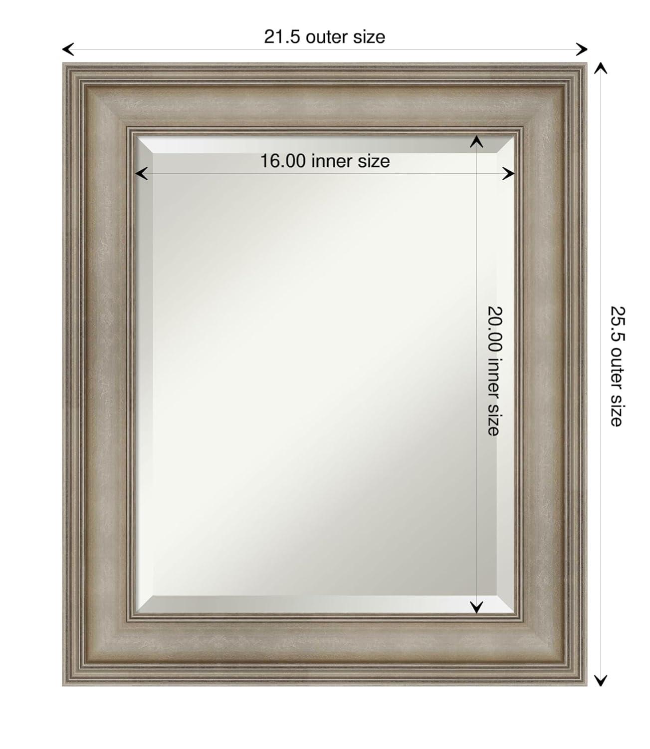 Amanti Art Flat Wall Mirror