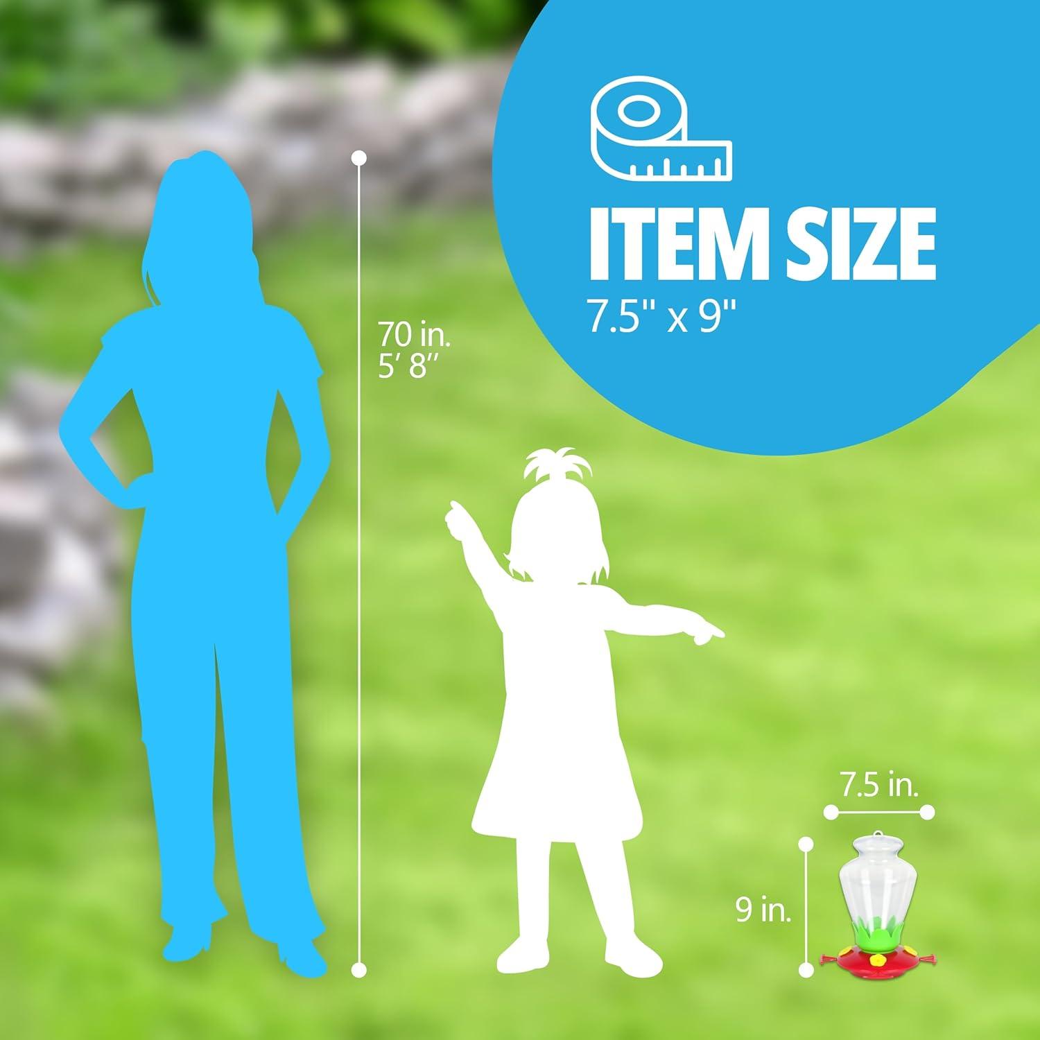 Exhart Hanging Hummingbird Feeder