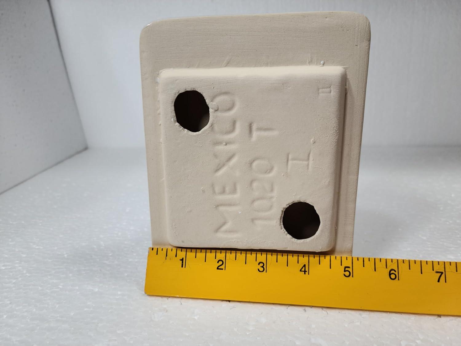 DALTILE Snow White Ceramic TP Toilet Paper Holder Wall Mount Thinset Installation Vintage Mid Century Modern Retro, BA1020T