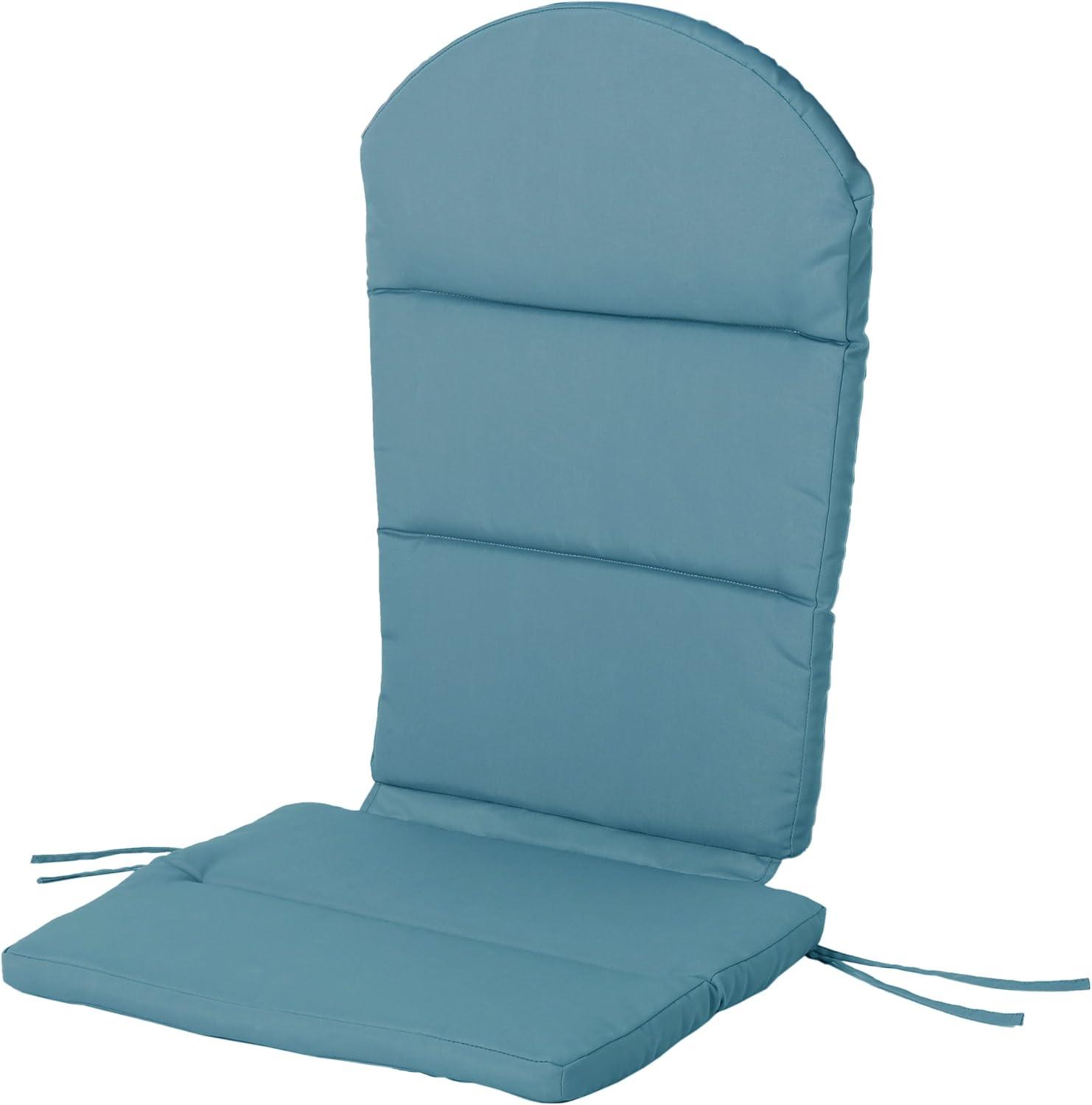 GDF Studio Terry Outdoor Water-Resistant Adirondack Chair Cushion, Dark Teal