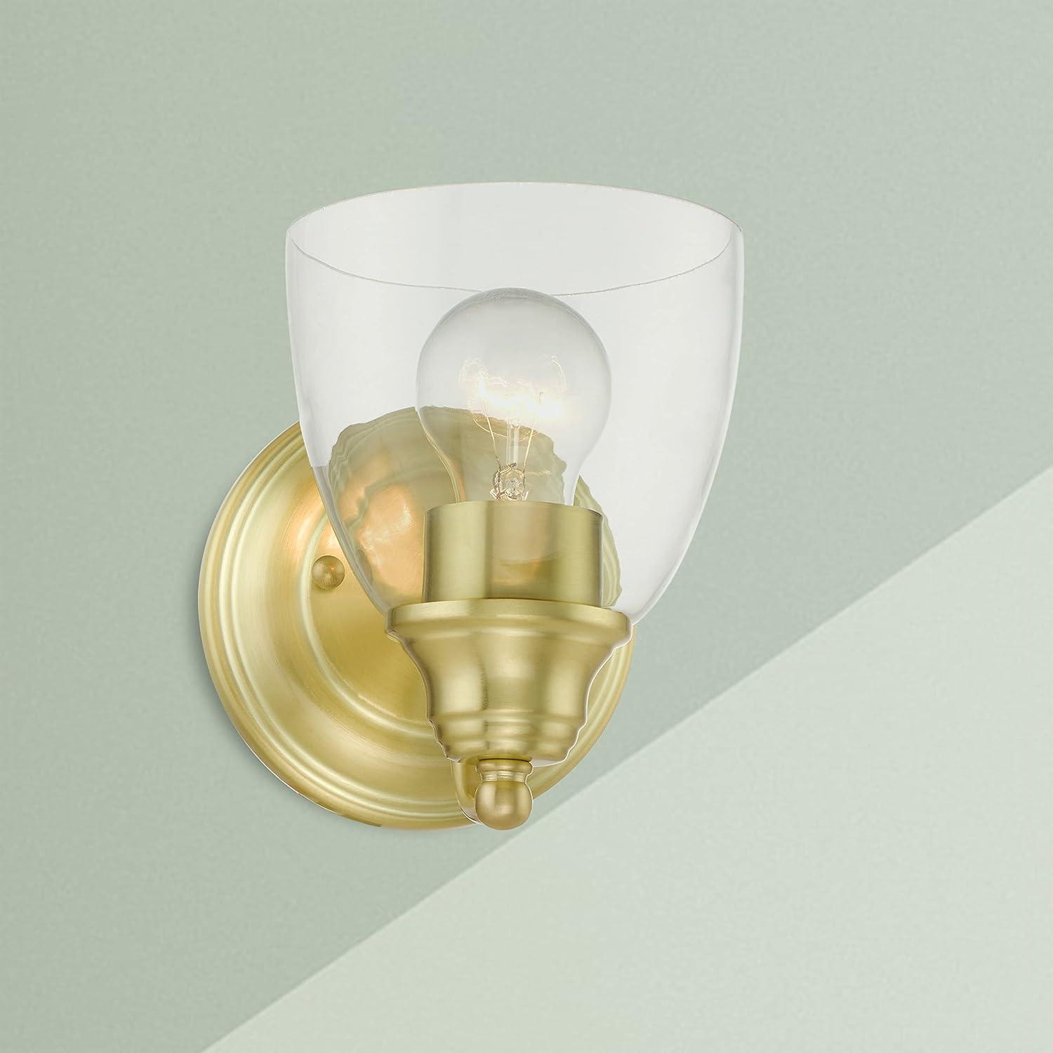 Livex Lighting Montgomery 1 - Light Vanity in  Satin Brass