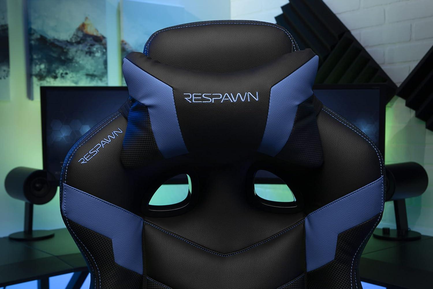 Respawn RESPAWN 110 Pro Gaming Chair - Gaming Chair with Footrest, Reclining Gaming Chair, Video Gaming Computer Desk Chair, Adjustable Desk Chair, Gaming Chairs For Adults With Headrest Pillow