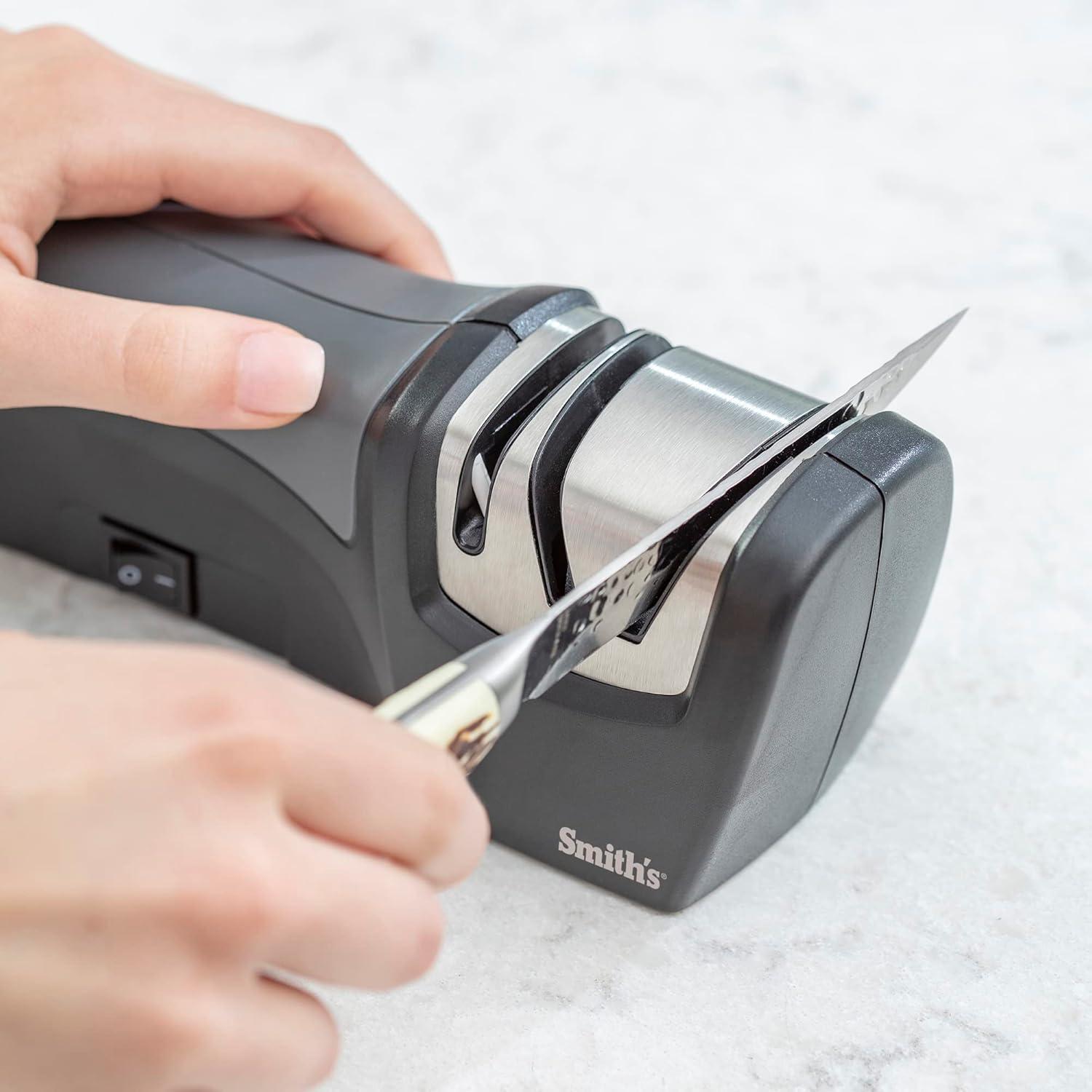 SMITH'S SELECT 50029 COMPACT ELECTRIC KNIFE SHARPENER BLACK