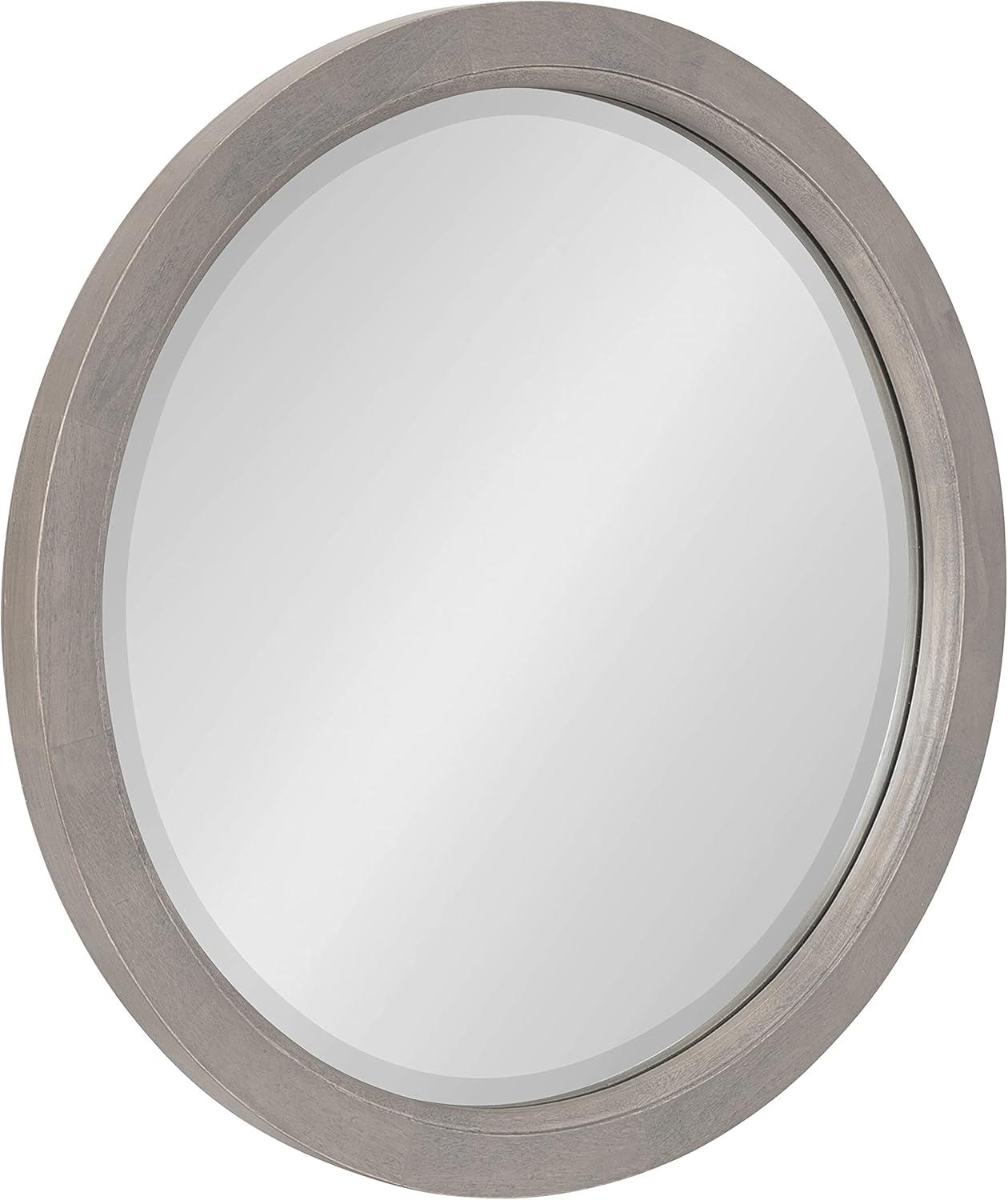 Hogan Round Framed Decorative Wall Mirror - Kate & Laurel All Things Decor