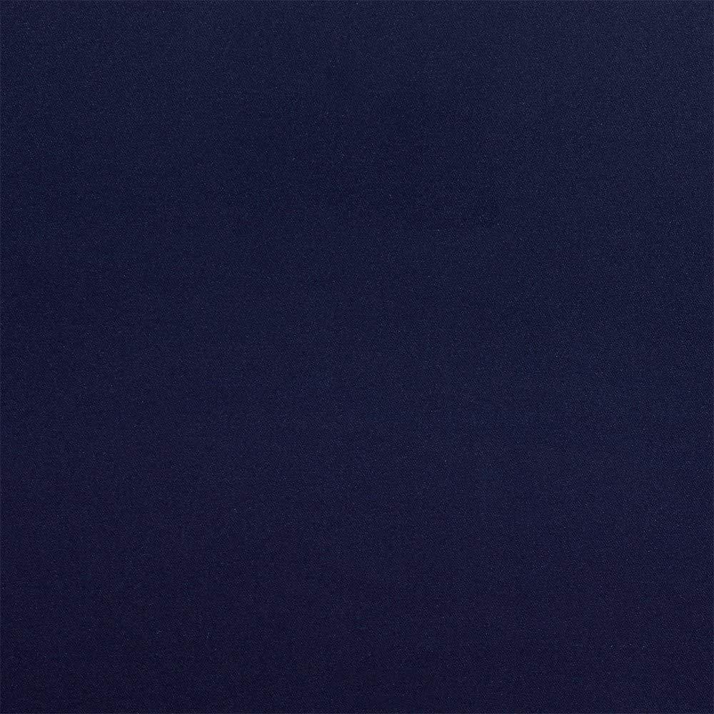 Set of 2 84"x52" Sateen Pinch Pleat Woven Blackout Back Tab Window Curtain Panel Blue Blue - Exclusive Home: Thermal Insulated Drapes