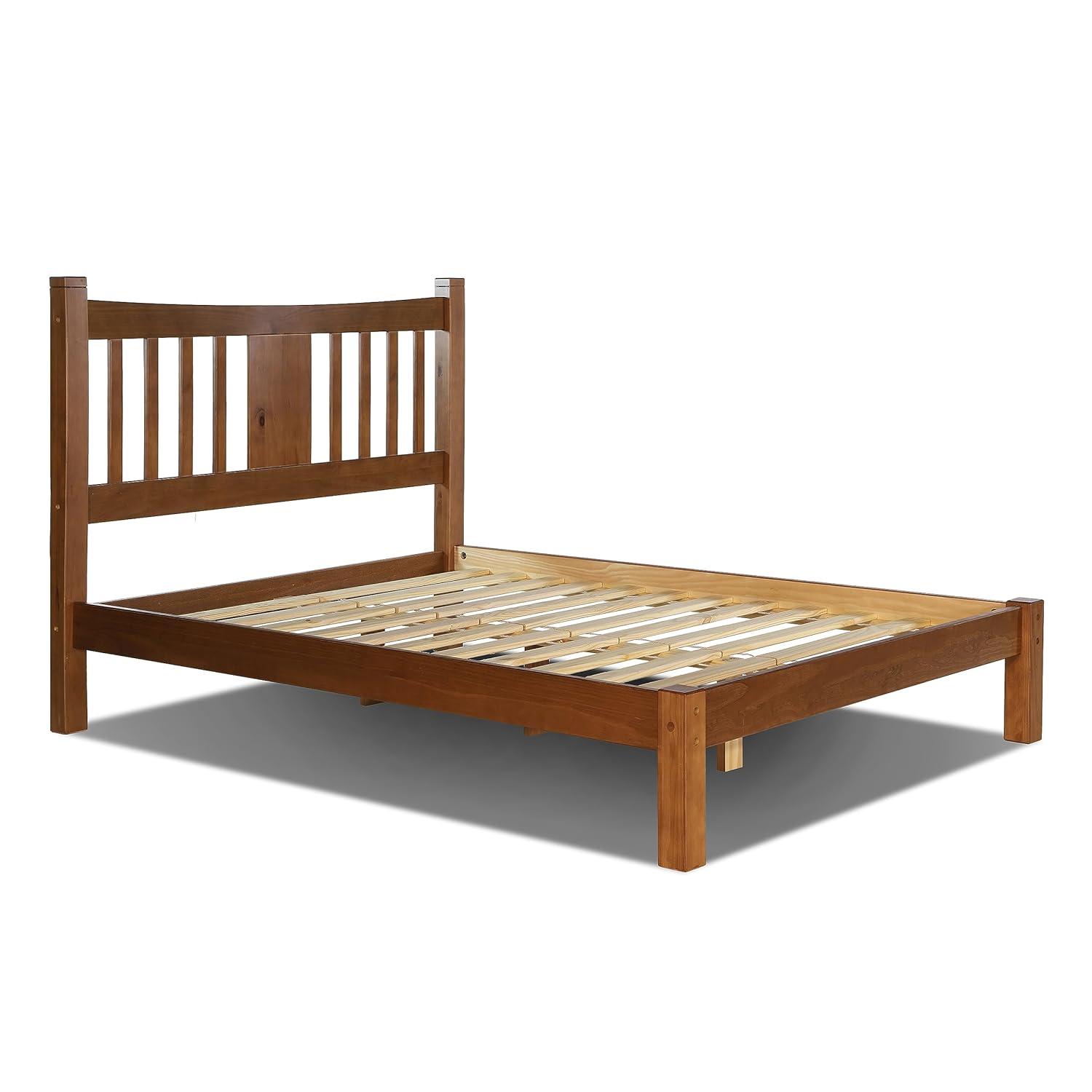 Shaker Solid Wood Slat Bed
