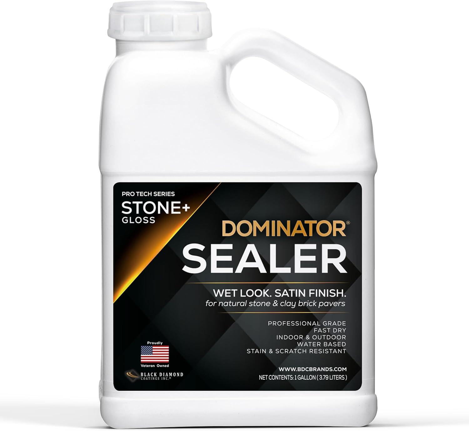 1 Gallon Clear Acrylic Stone and Brick Sealer with Satin Finish