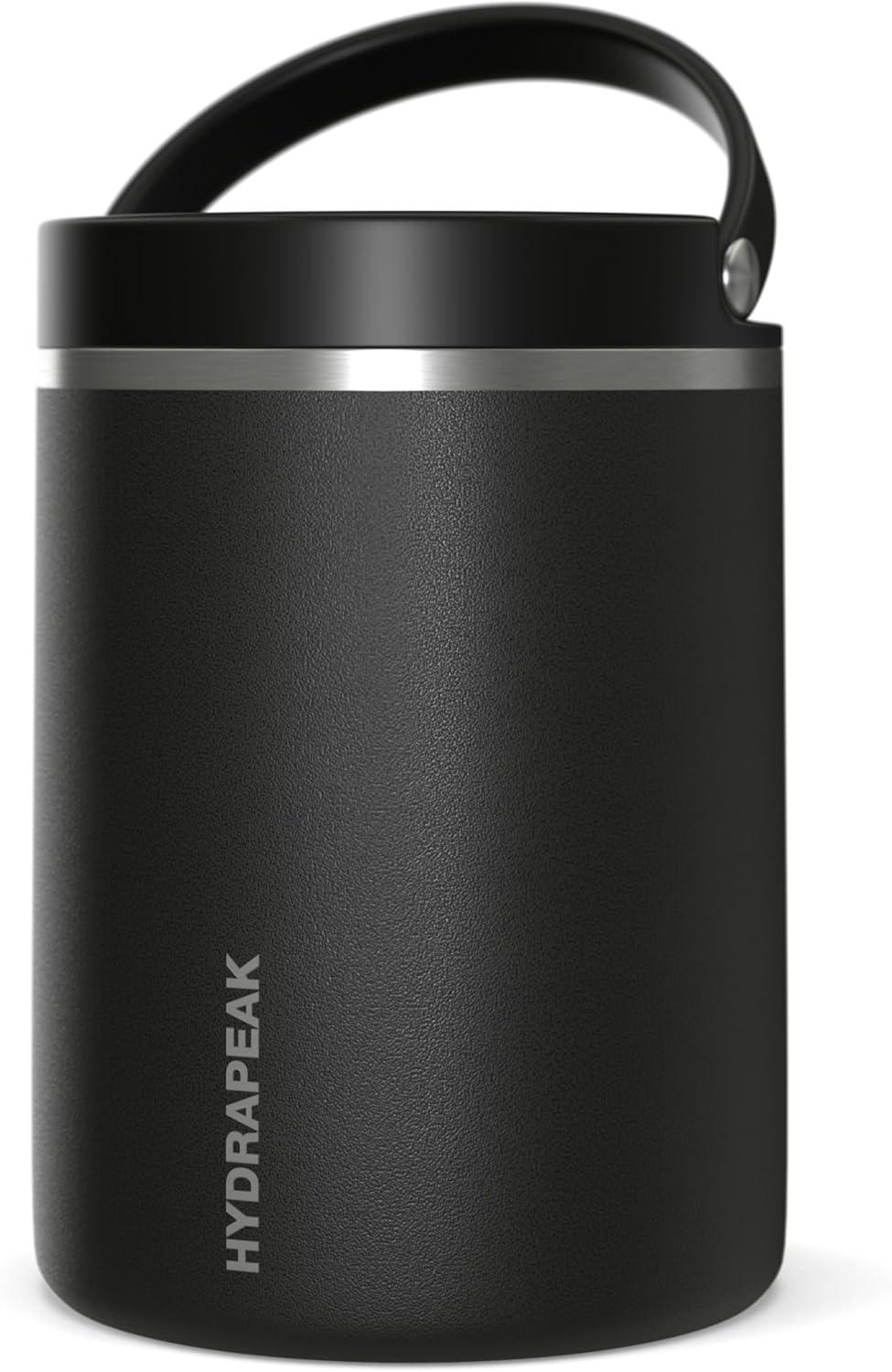 Hydrapeak 32 Oz Stainless Steel Vacuum Insulated Wide Mouth Leak-proof Thermos Food Jar For Hot And Cold, 10 Hours Hot 16 Hours Cold (Gray)