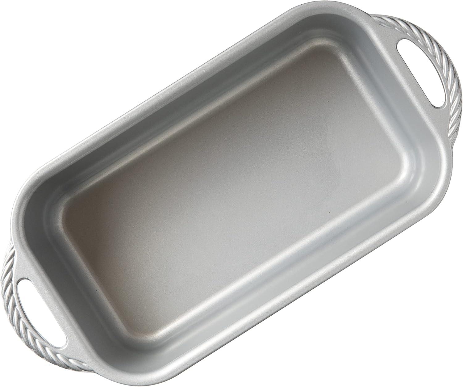 Classic Non-Stick Aluminum Loaf Pan with Handles