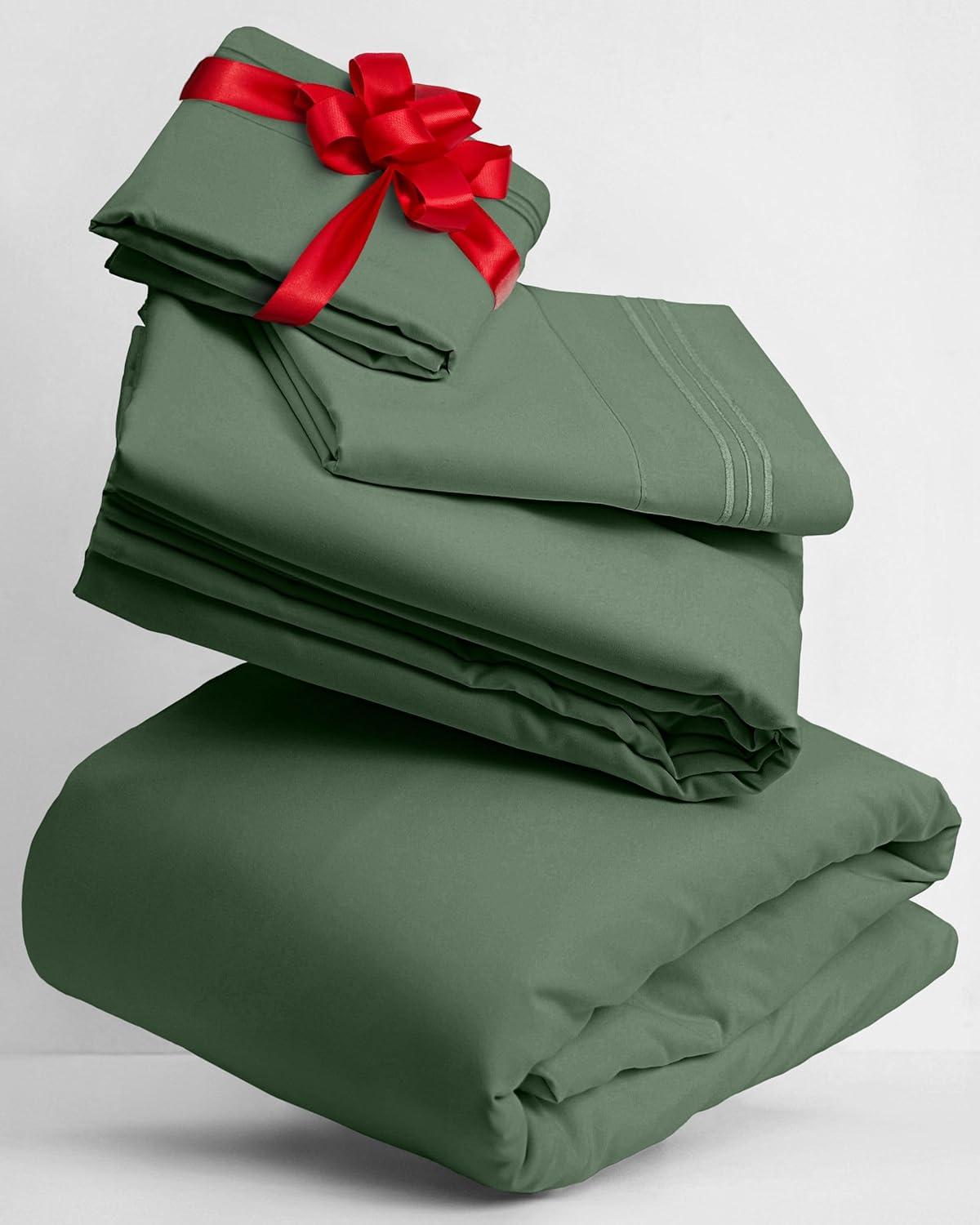 Sage Full Deep Pocket Microfiber Sheet Set