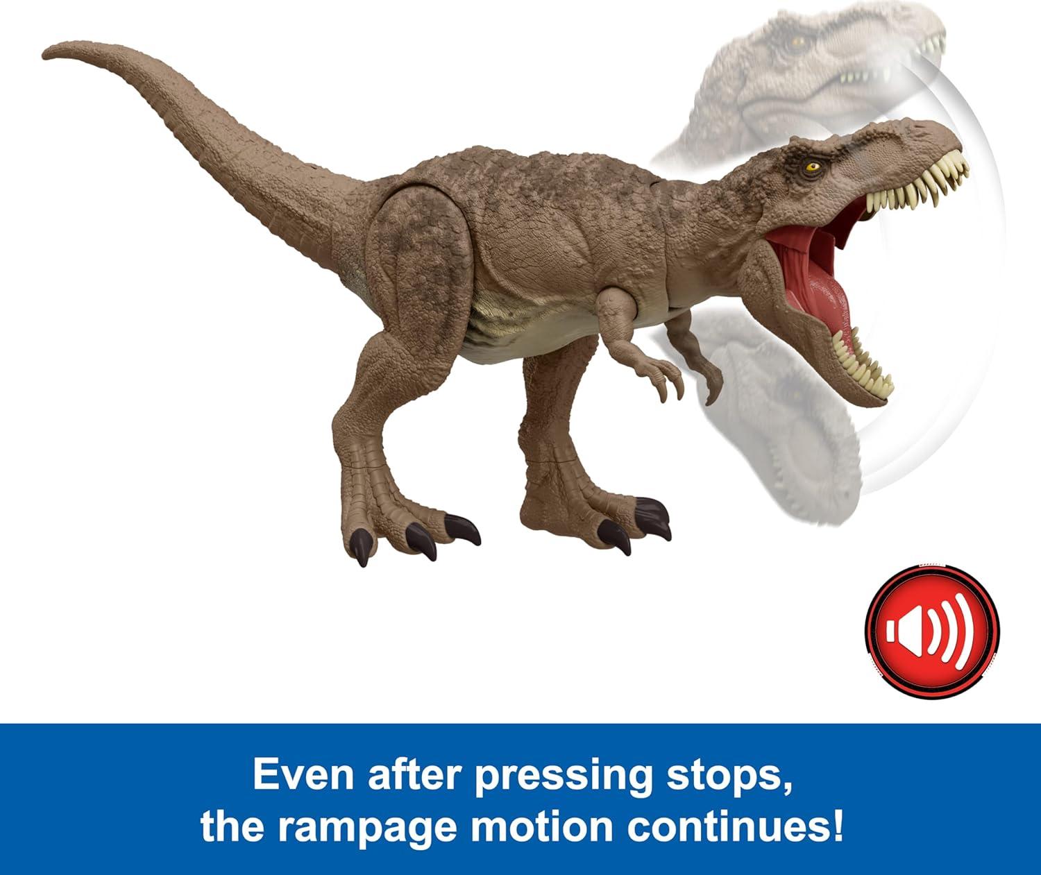 Jurassic World: Chaos Theory All-Out Attack Tyrannosaurus Rex Dinosaur Action Figure Toy