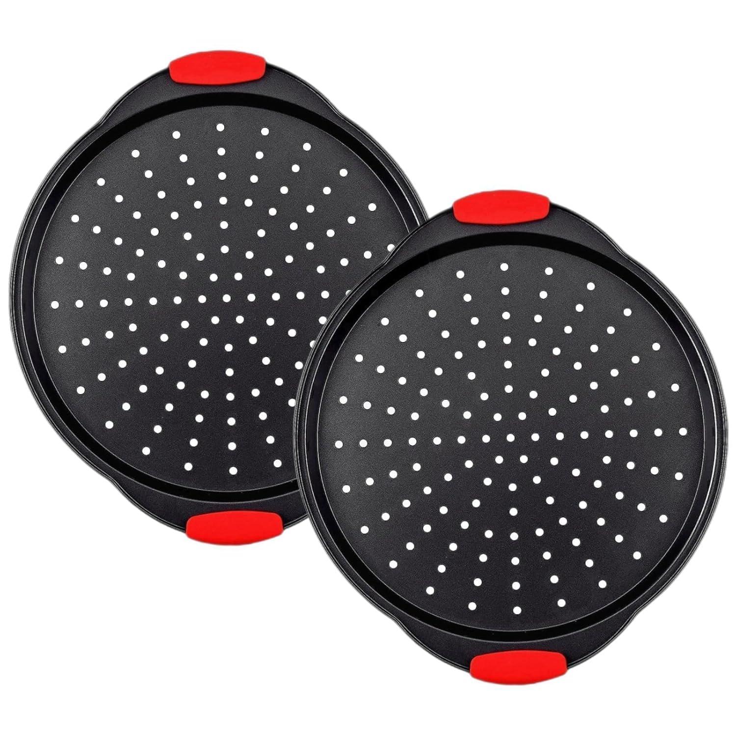 Lifemaster Lifemaster Non-Stick Steel Pizza Pan
