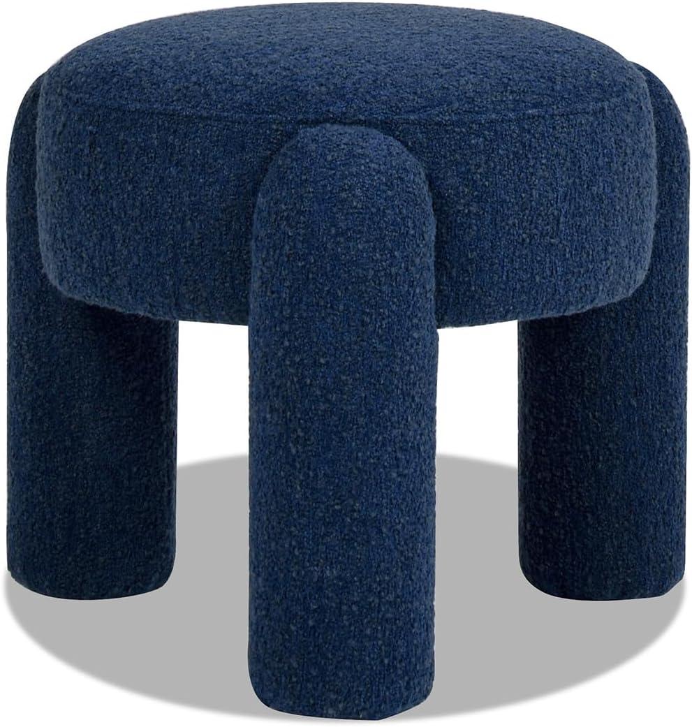 Jennifer Taylor Home Hugo 20.5" Round Fully Upholstered Ottoman